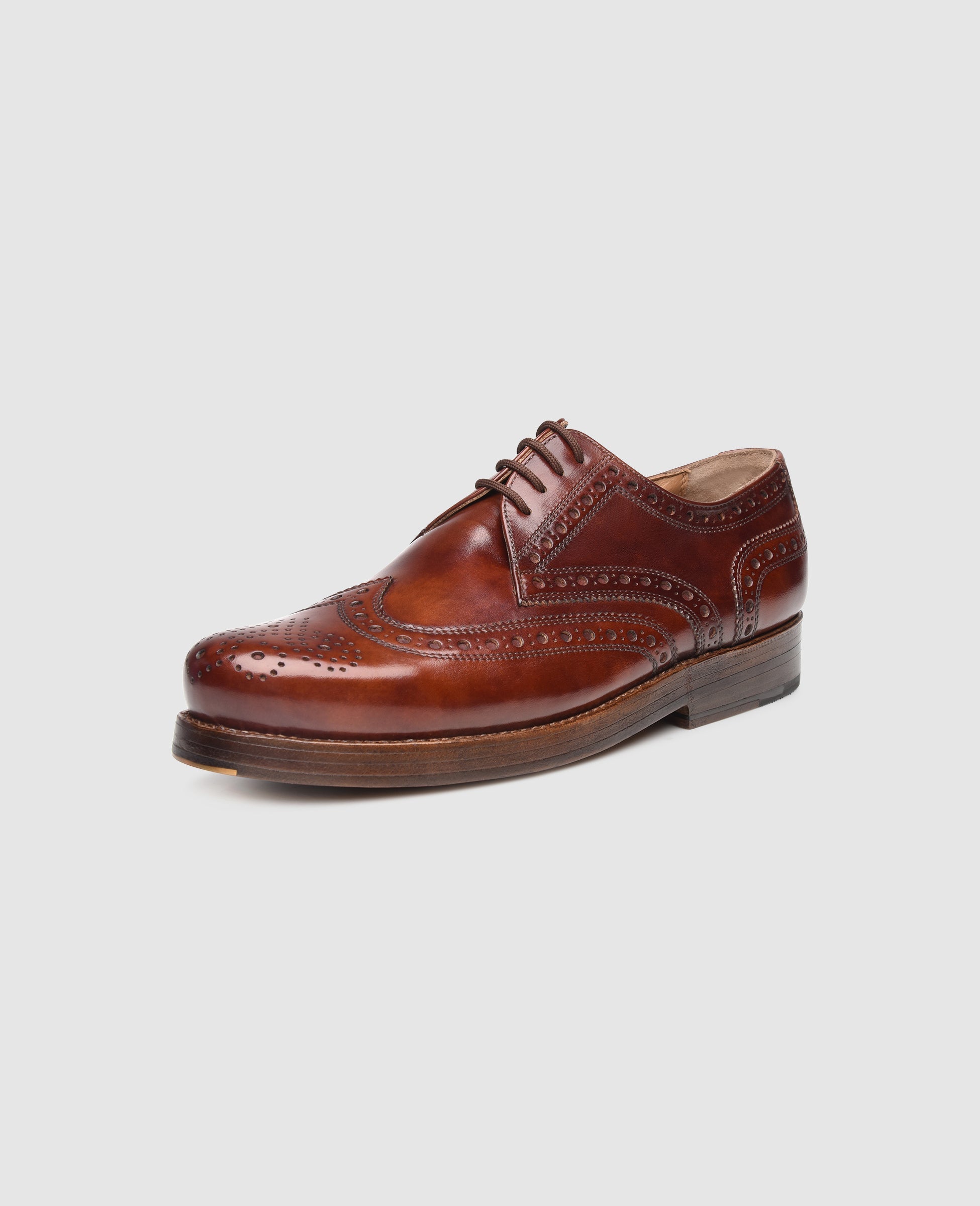 Heinrich Dinkelacker Men's Rio Full Brogue TC - Whiskey