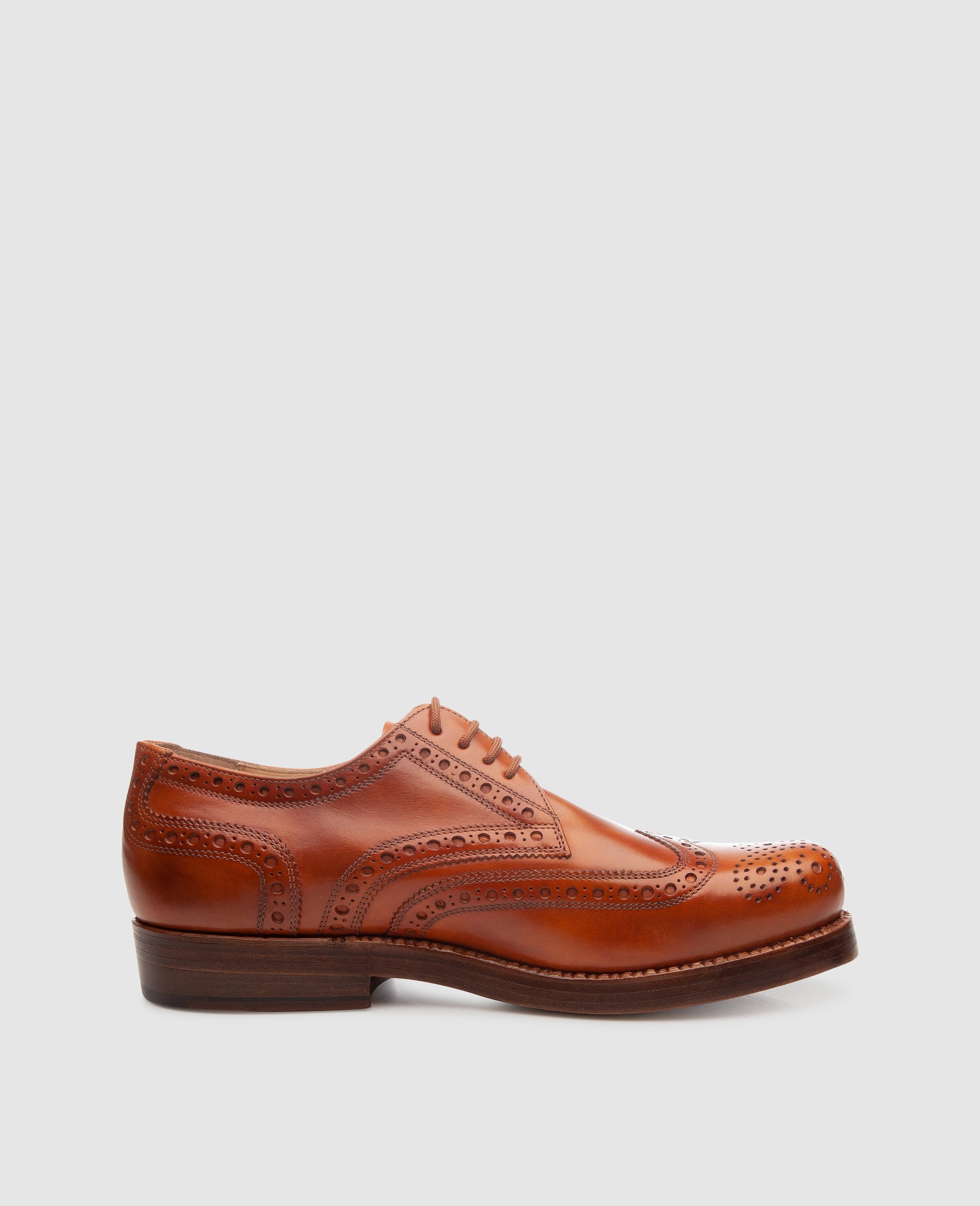 Heinrich Dinkelacker Men's Rio Full-Brogue TC - Cognac