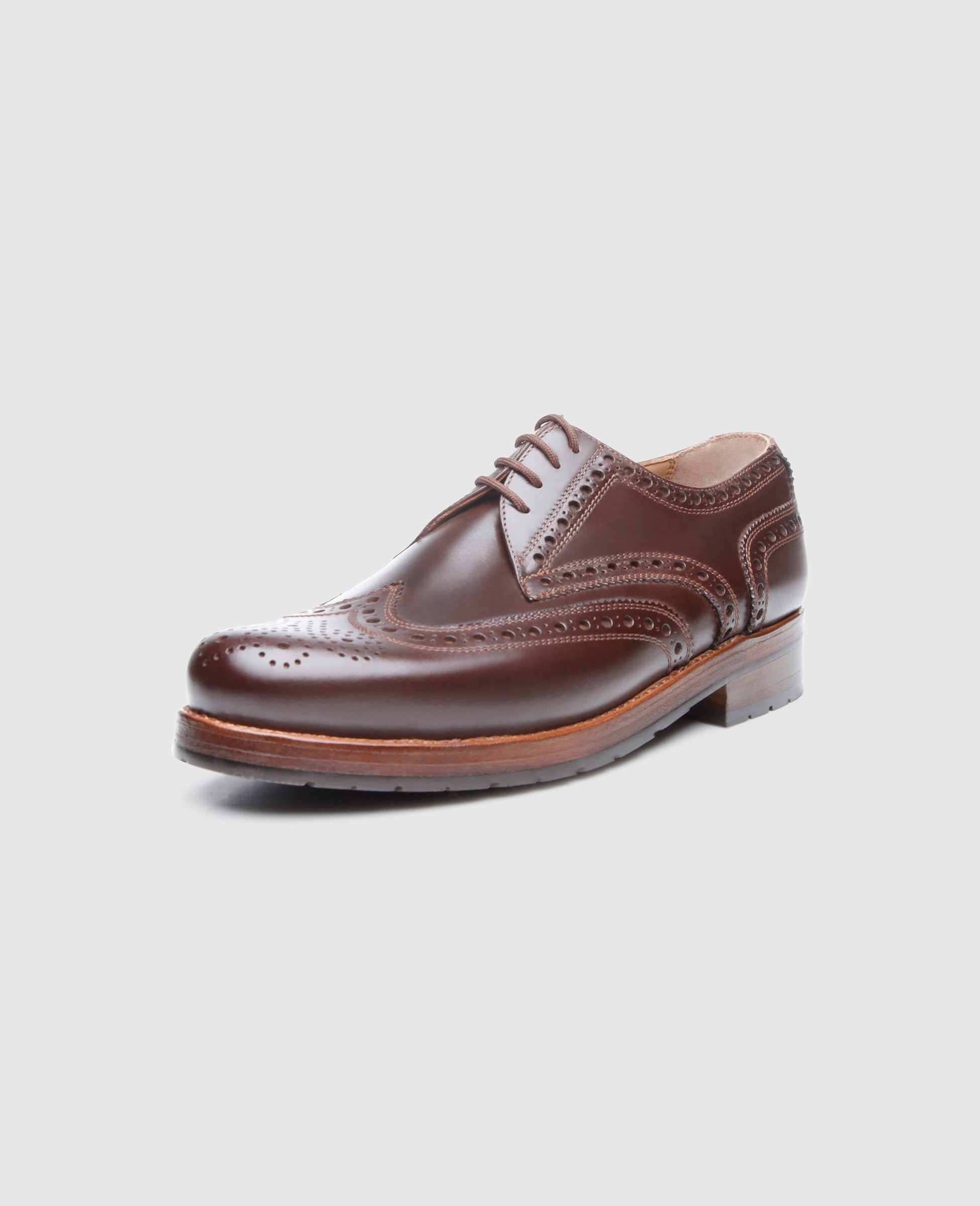 Heinrich Dinkelacker Herren Businessschuhe Rio Full-Brogue H - Mocca