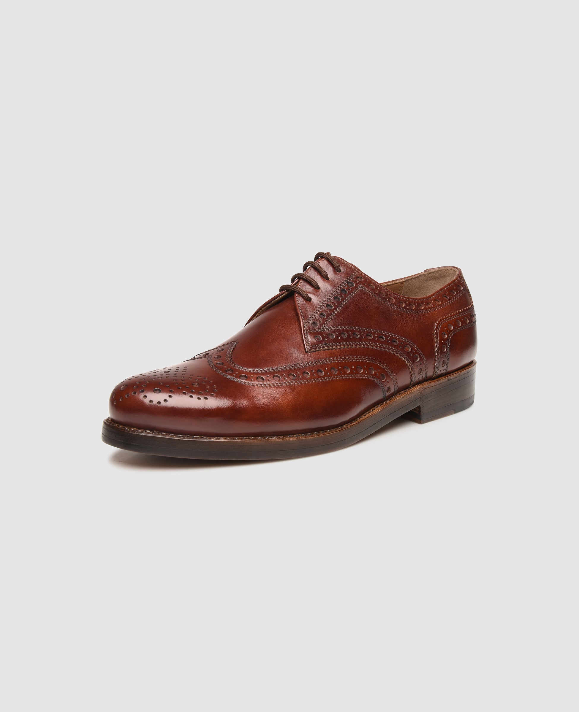 Heinrich Dinkelacker Men's Zürich Full-Brogue TC - Whiskey
