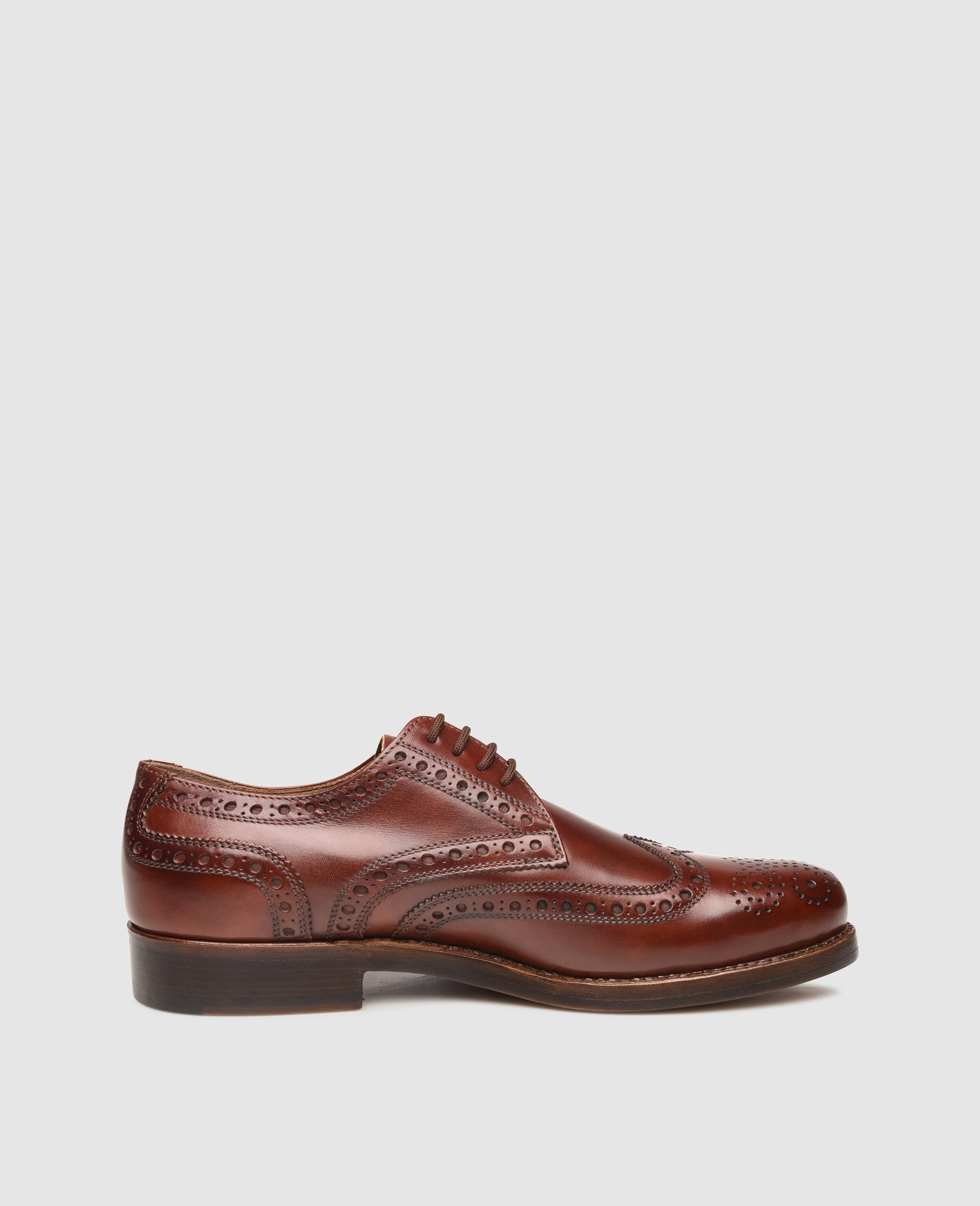 Heinrich Dinkelacker Men's Zürich Full-Brogue TC - Whiskey