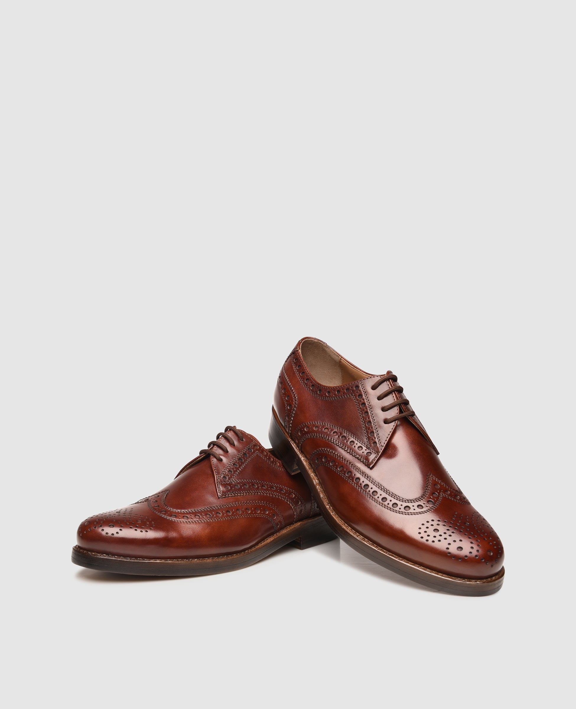 Heinrich Dinkelacker Men's Zürich Full-Brogue TC - Whiskey