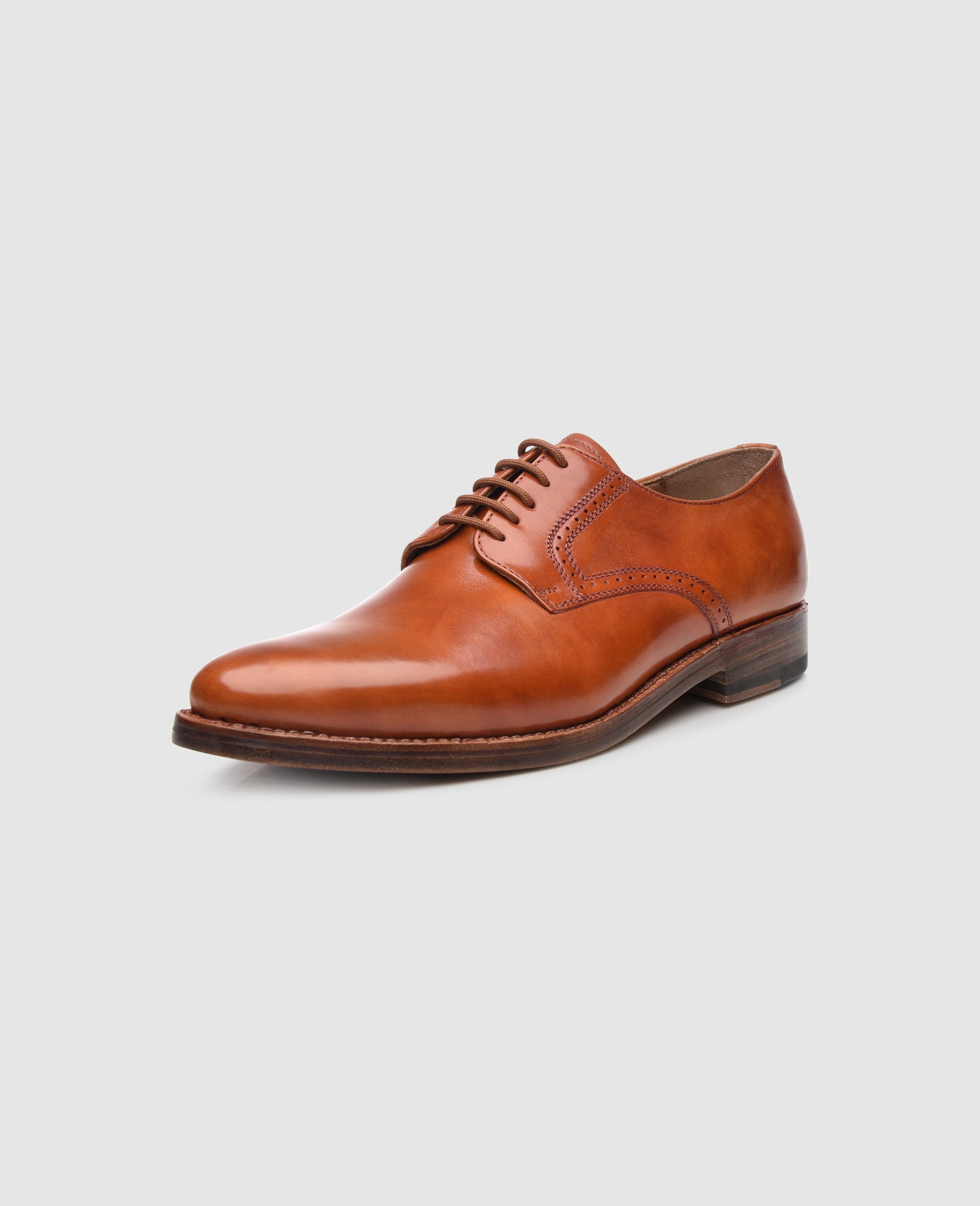 Heinrich Dinkelacker Herren Businessschuhe Milano Plain TC - Cognac