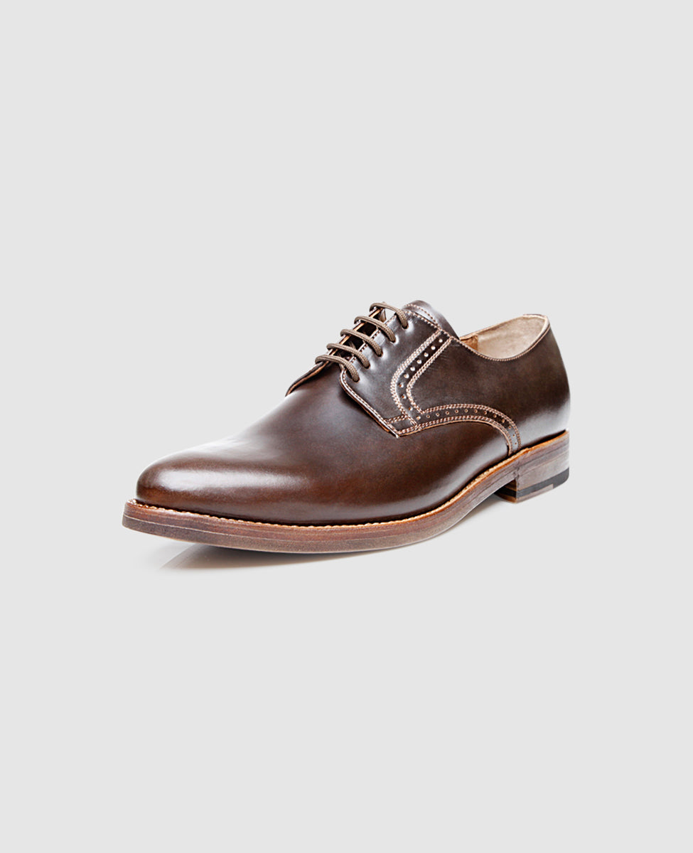 Heinrich Dinkelacker Herren Milano Plain C - Dark Cognac