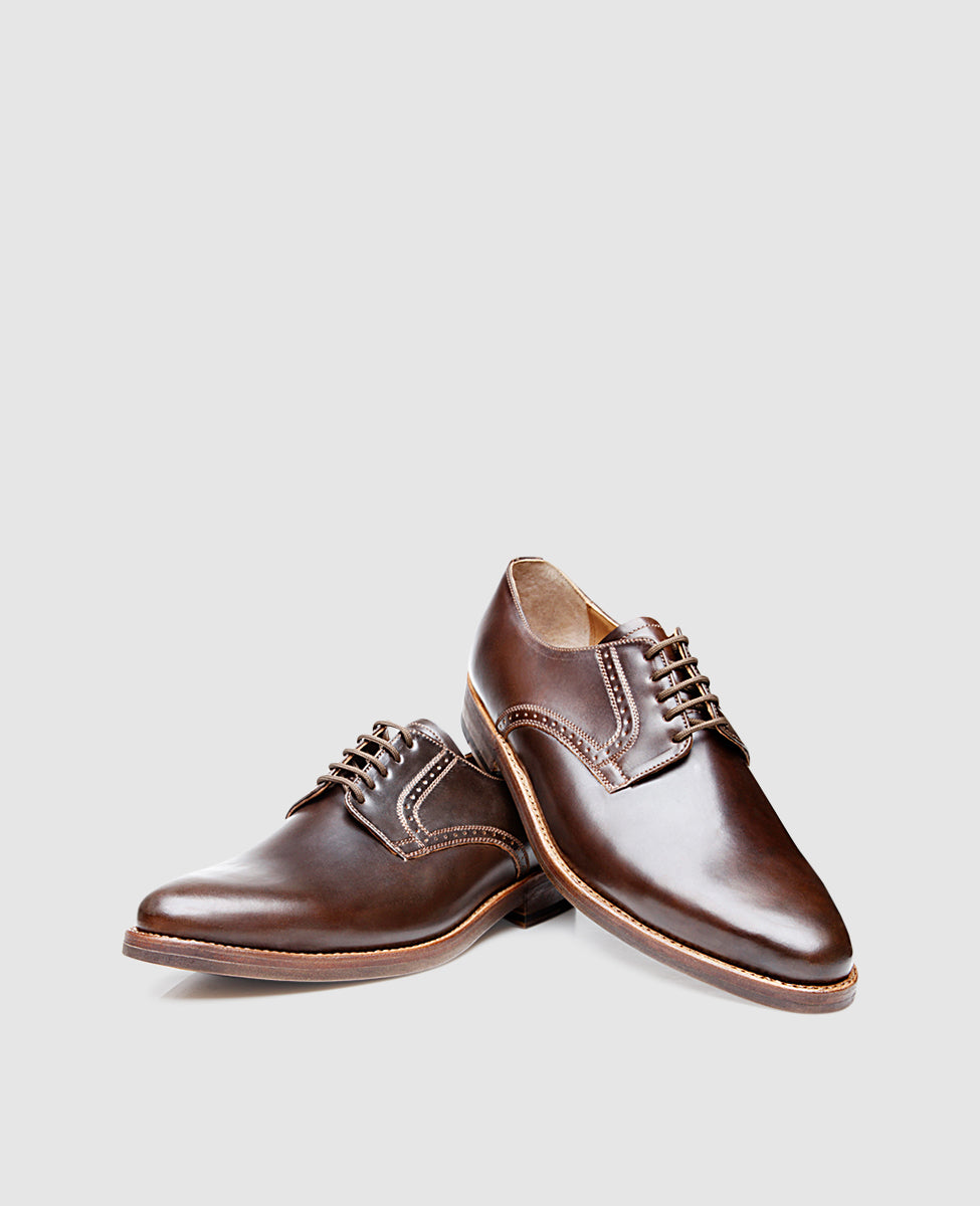 Heinrich Dinkelacker Herren Milano Plain C - Dark Cognac