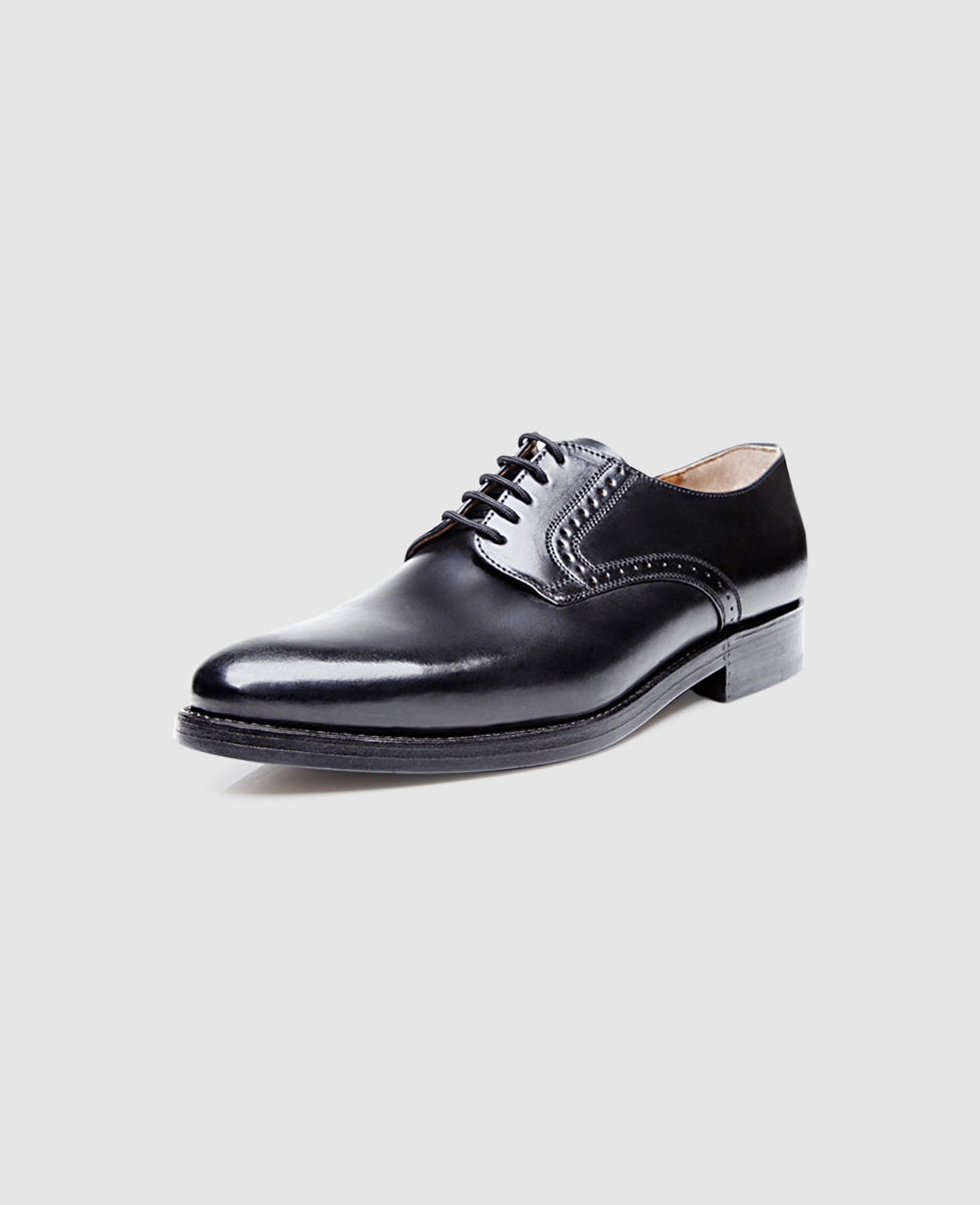 Heinrich Dinkelacker Herren Businessschuhe Milano Plain C - Schwarz