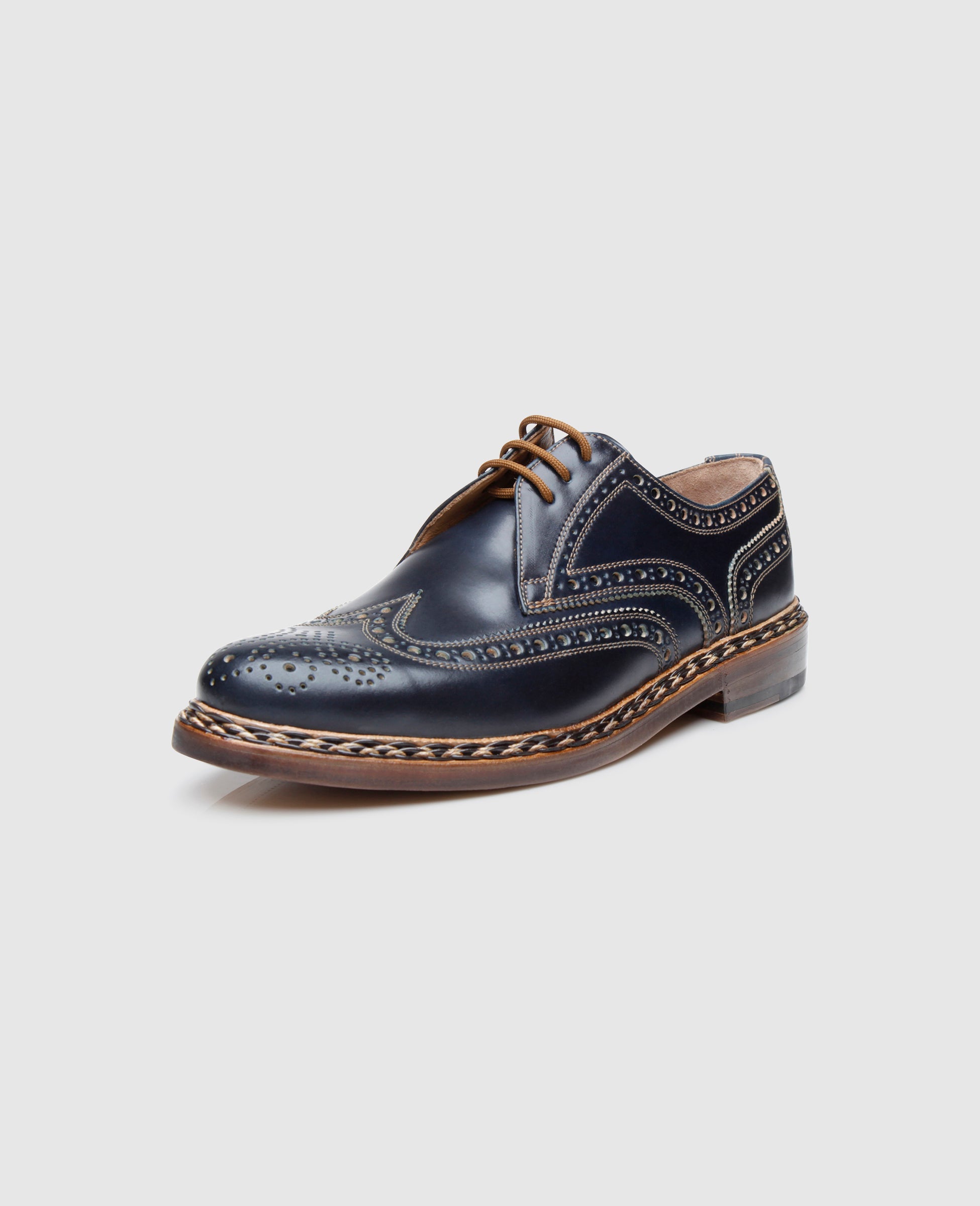 Heinrich Dinkelacker Herren Buda Full-Brogue C - Navy
