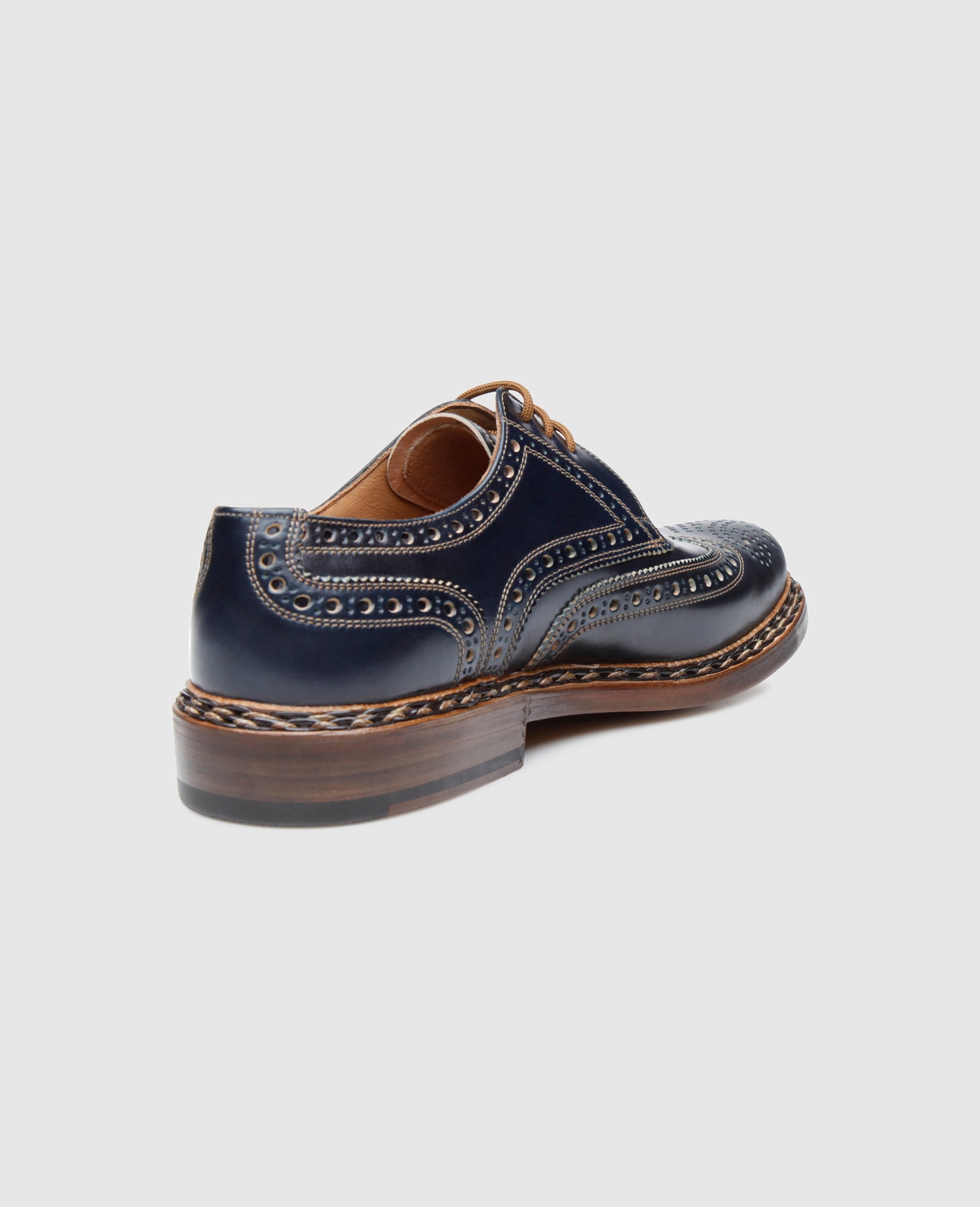 Heinrich Dinkelacker Herren Buda Full-Brogue C - Navy