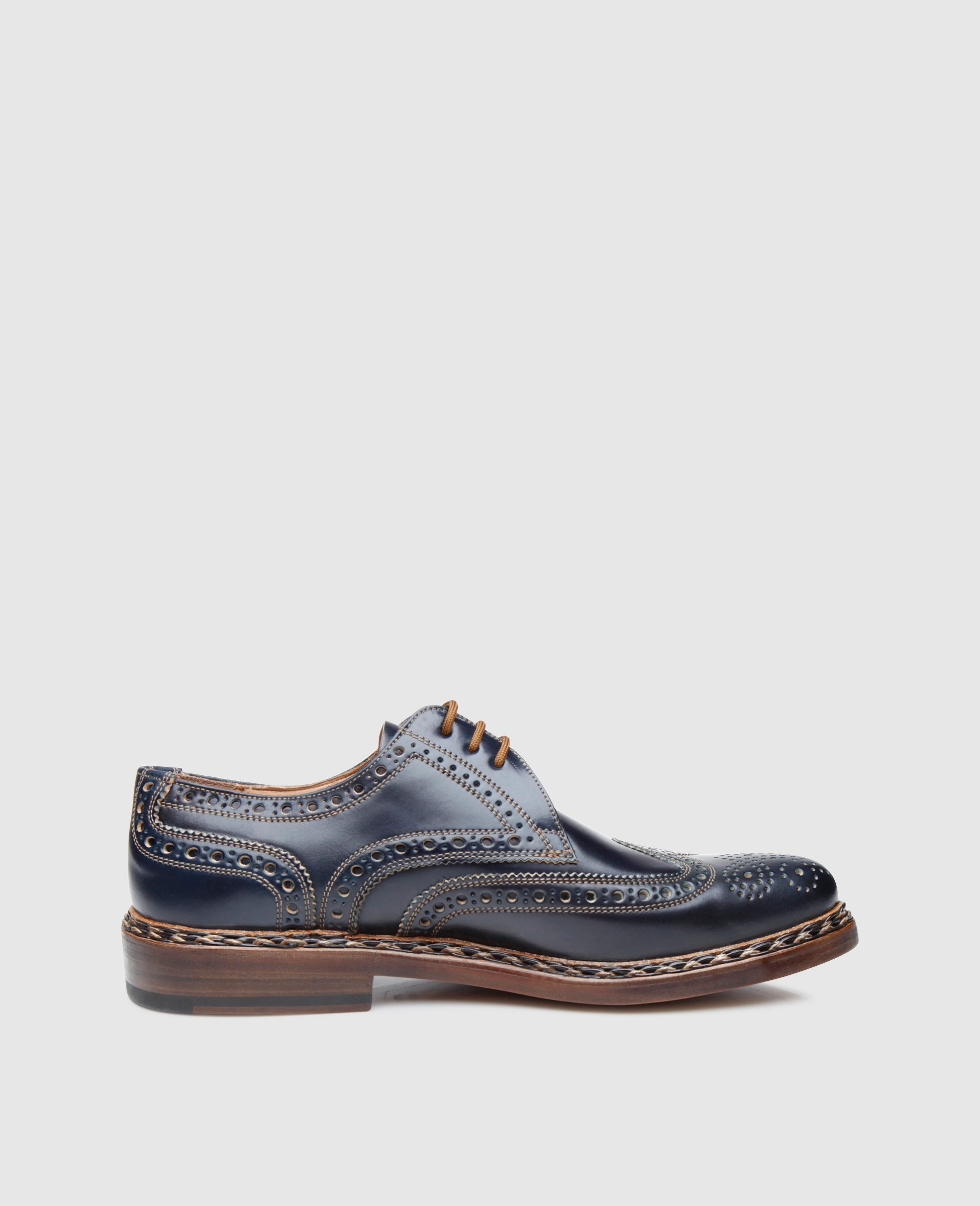 Heinrich Dinkelacker Herren Buda Full-Brogue C - Navy