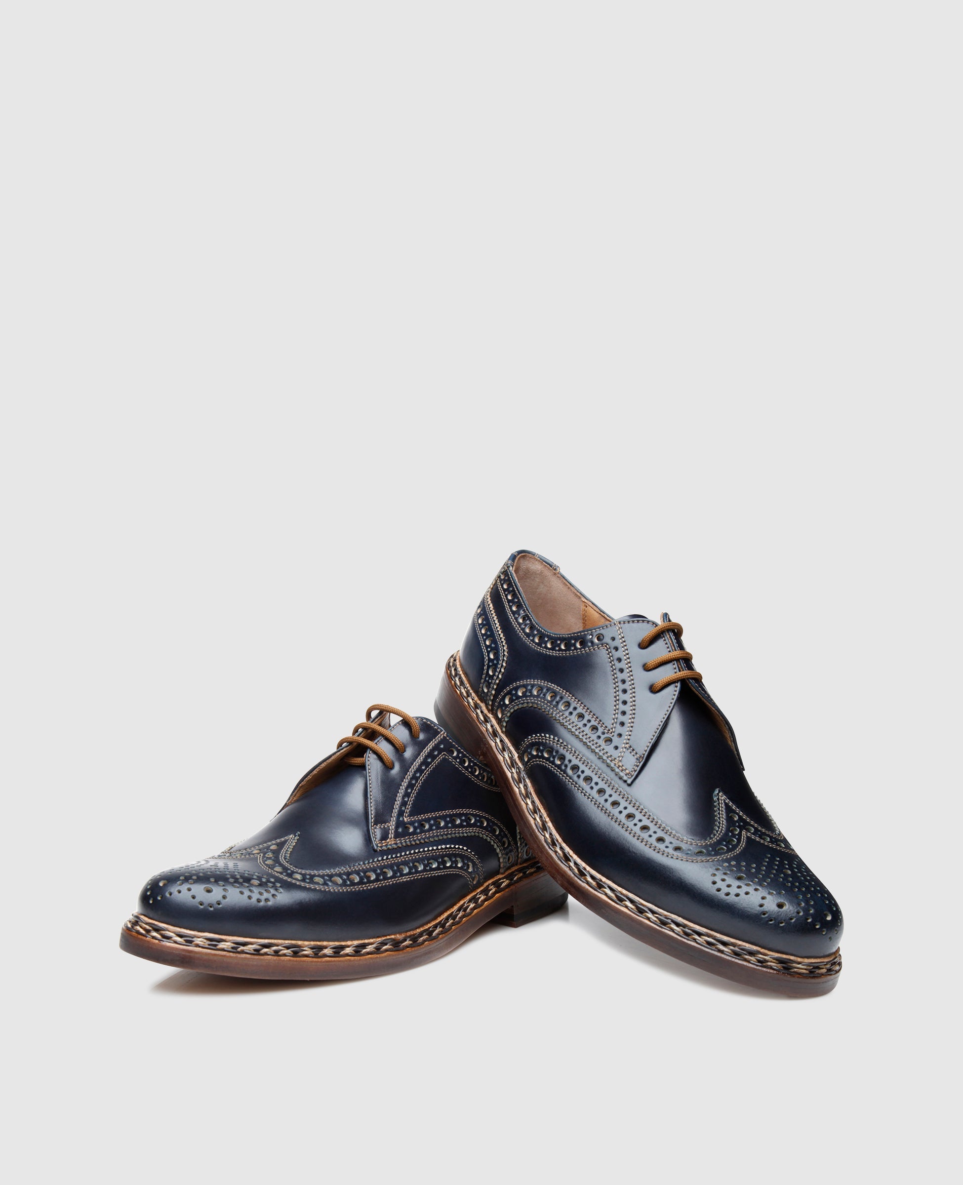 Heinrich Dinkelacker Herren Buda Full-Brogue C - Navy