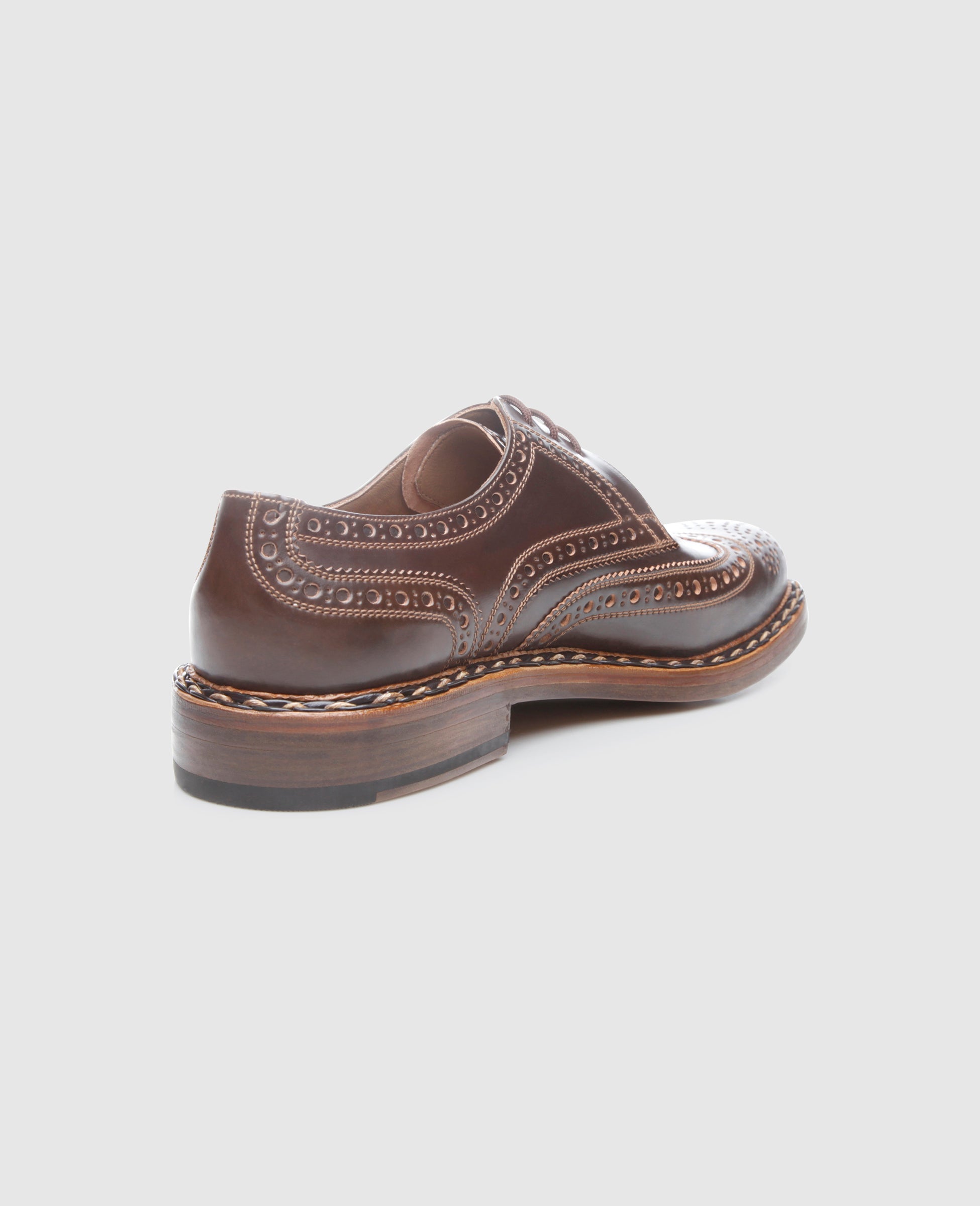 Heinrich Dinkelacker Men's Buda Full-Brogue C - Dark Cognac