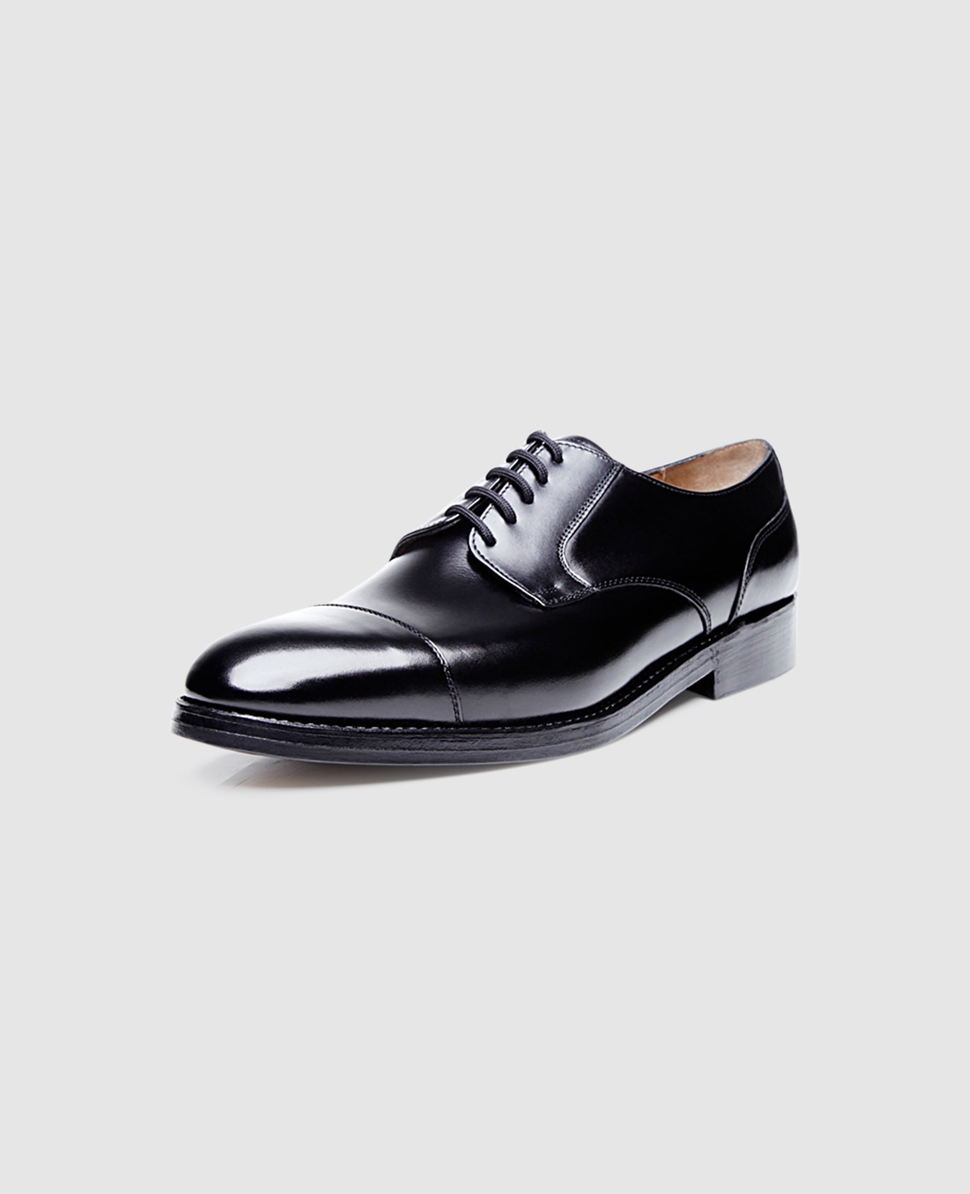 Heinrich Dinkelacker Herren Businessschuhe Luzern Captoe BC - Schwarz
