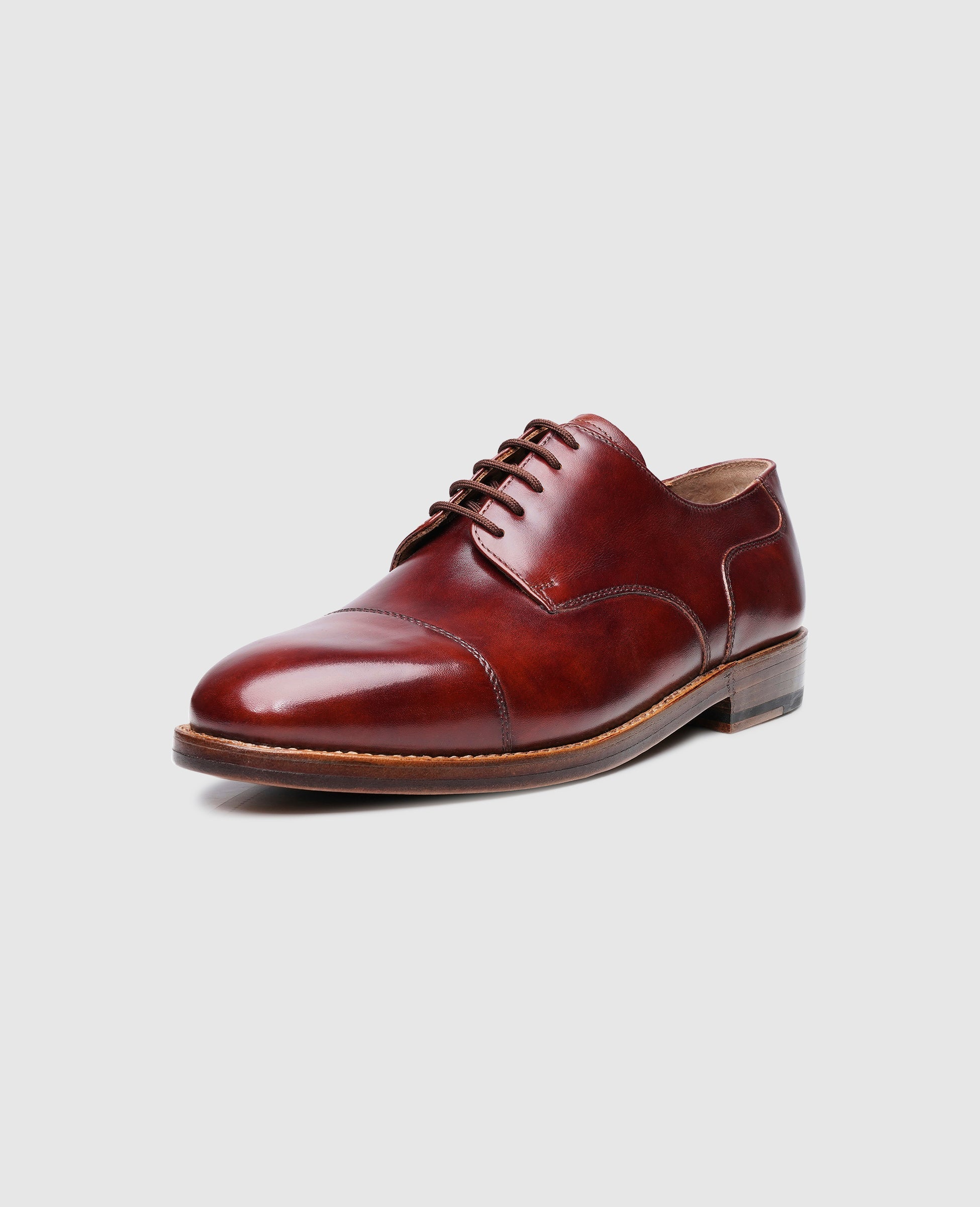 Heinrich Dinkelacker Herren Businessschuhe London Captoe TC - Whiskey