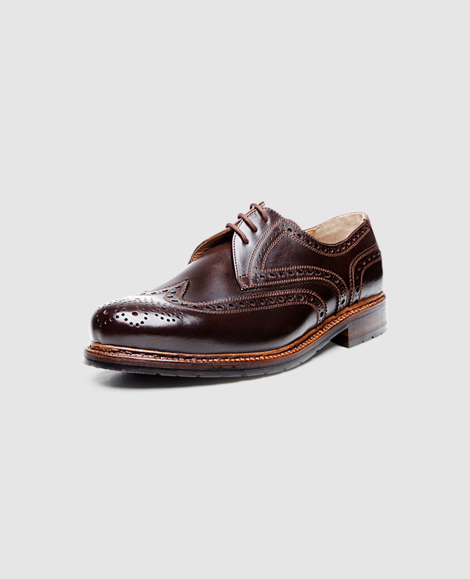 Heinrich Dinkelacker Herren Businessschuhe Janosh K Full-Brogue H - Mocca