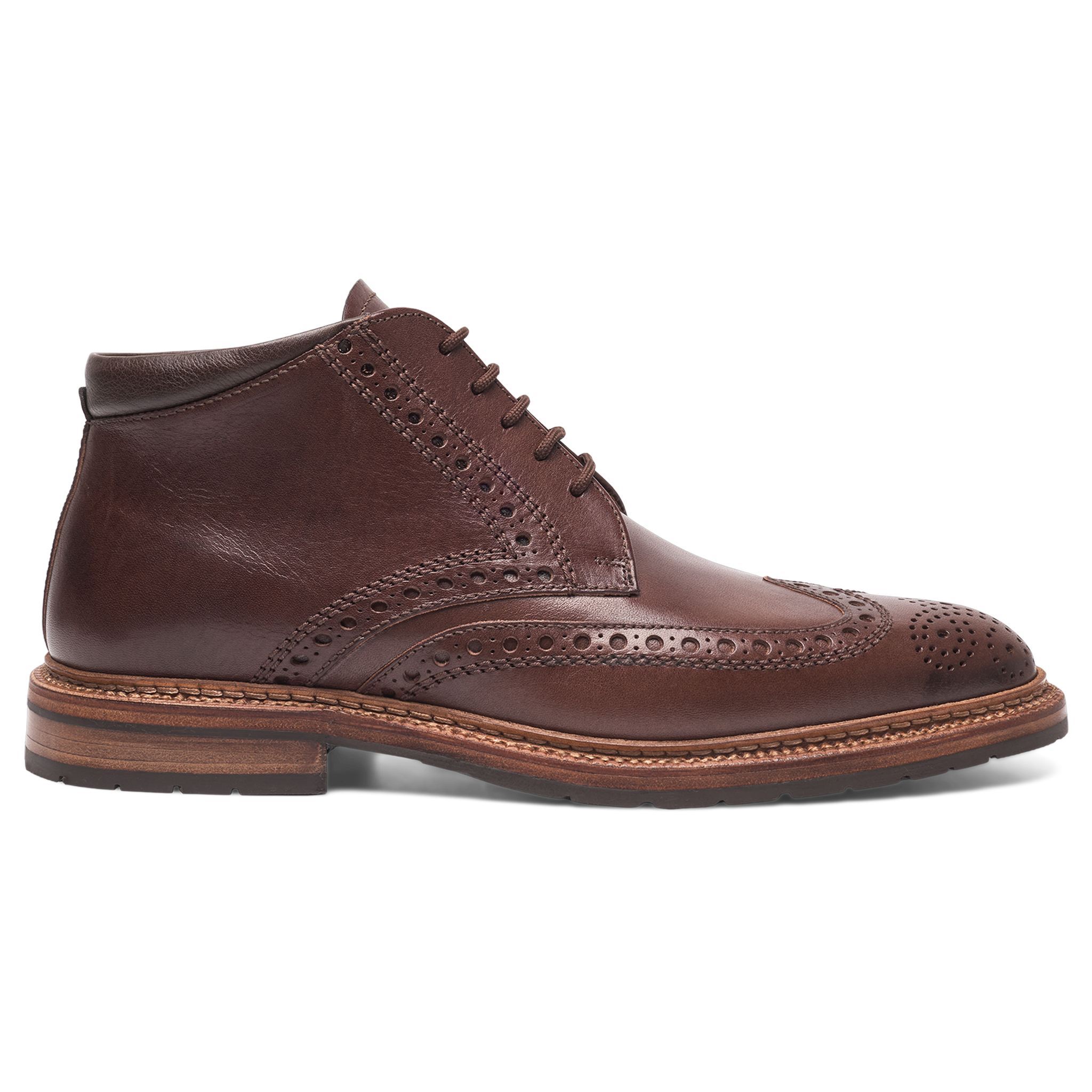 Heinrich Dinkelacker Herren Luzern Full Brogue BC - Dunkelbraun