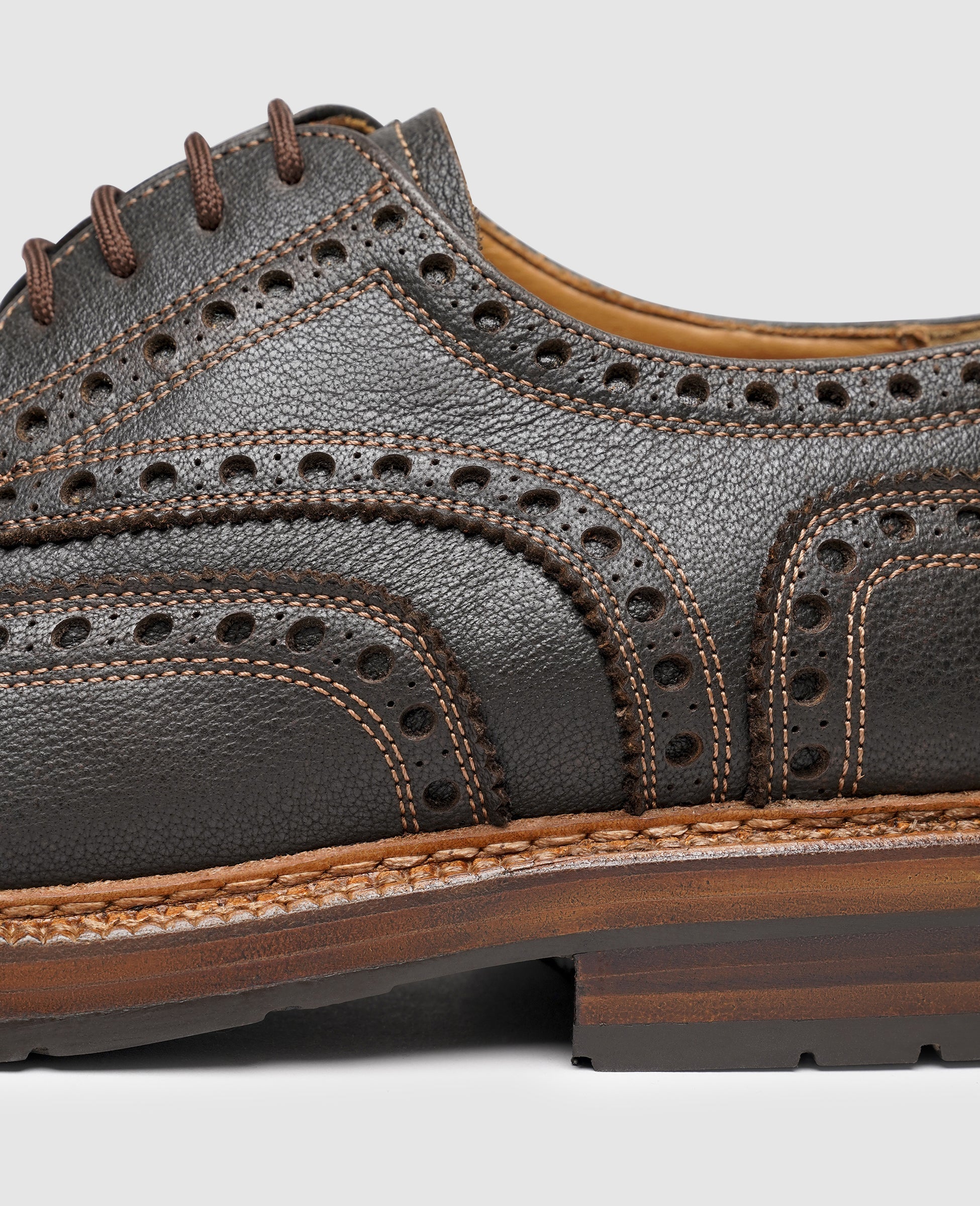 Heinrich Dinkelacker Men's Rio Full-Brogue W - Dark Brown