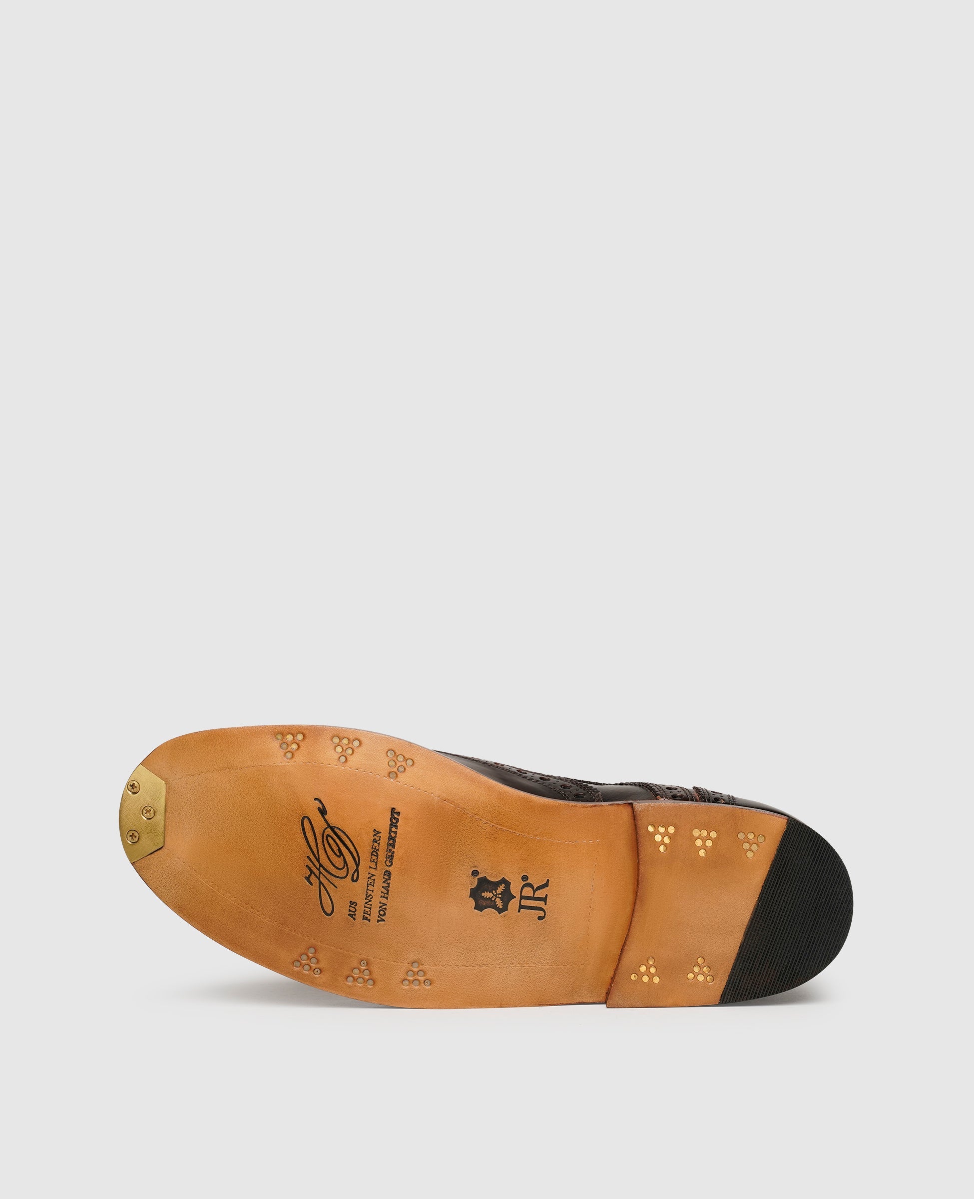 Heinrich Dinkelacker Herren Rio Full-Brogue C - Dark Cognac