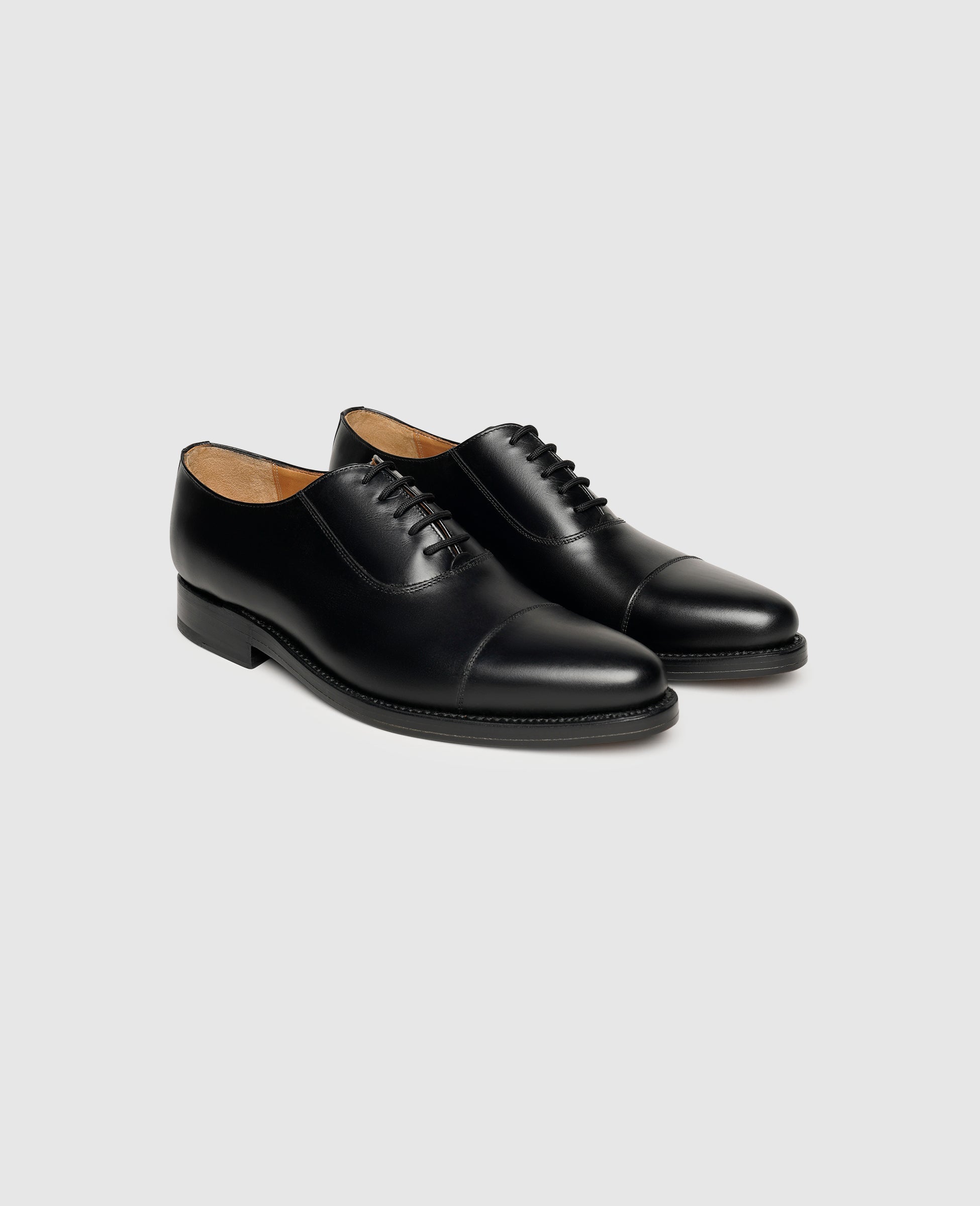 Heinrich Dinkelacker Herren Businessschuhe Milano Captoe BC - Schwarz
