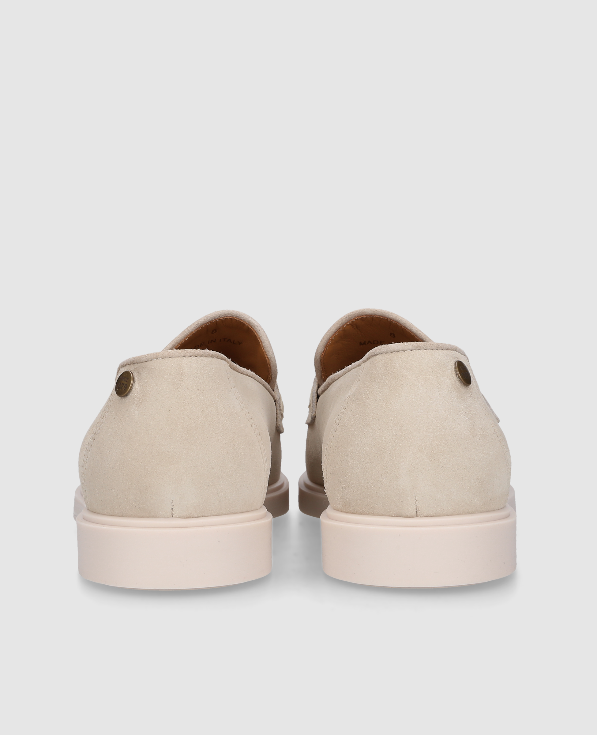 Heinrich Dinkelacker Herren Genua Penny Loafer V - Beige