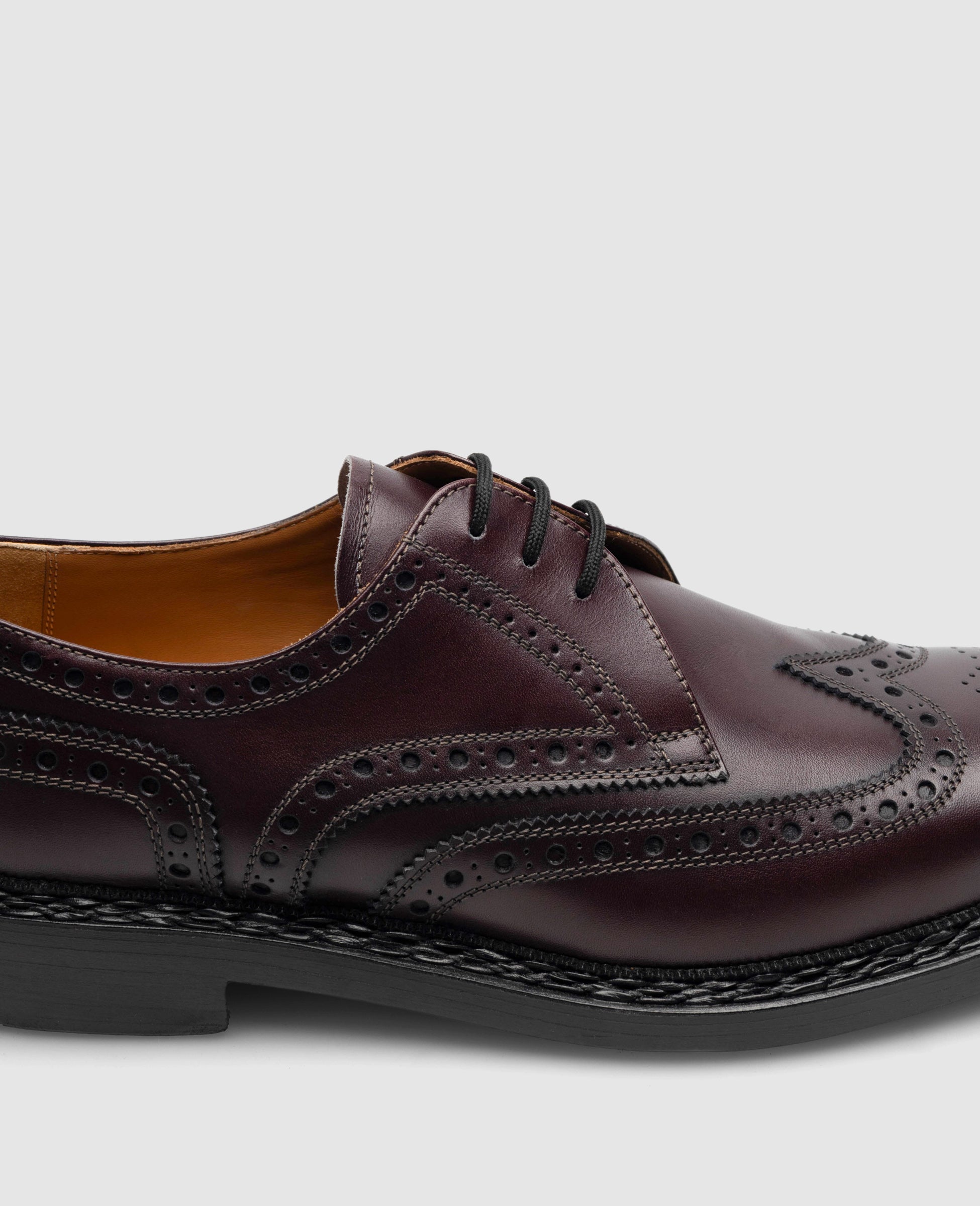 Heinrich Dinkelacker Herren Buda Full-Brogue BC - Bordeaux