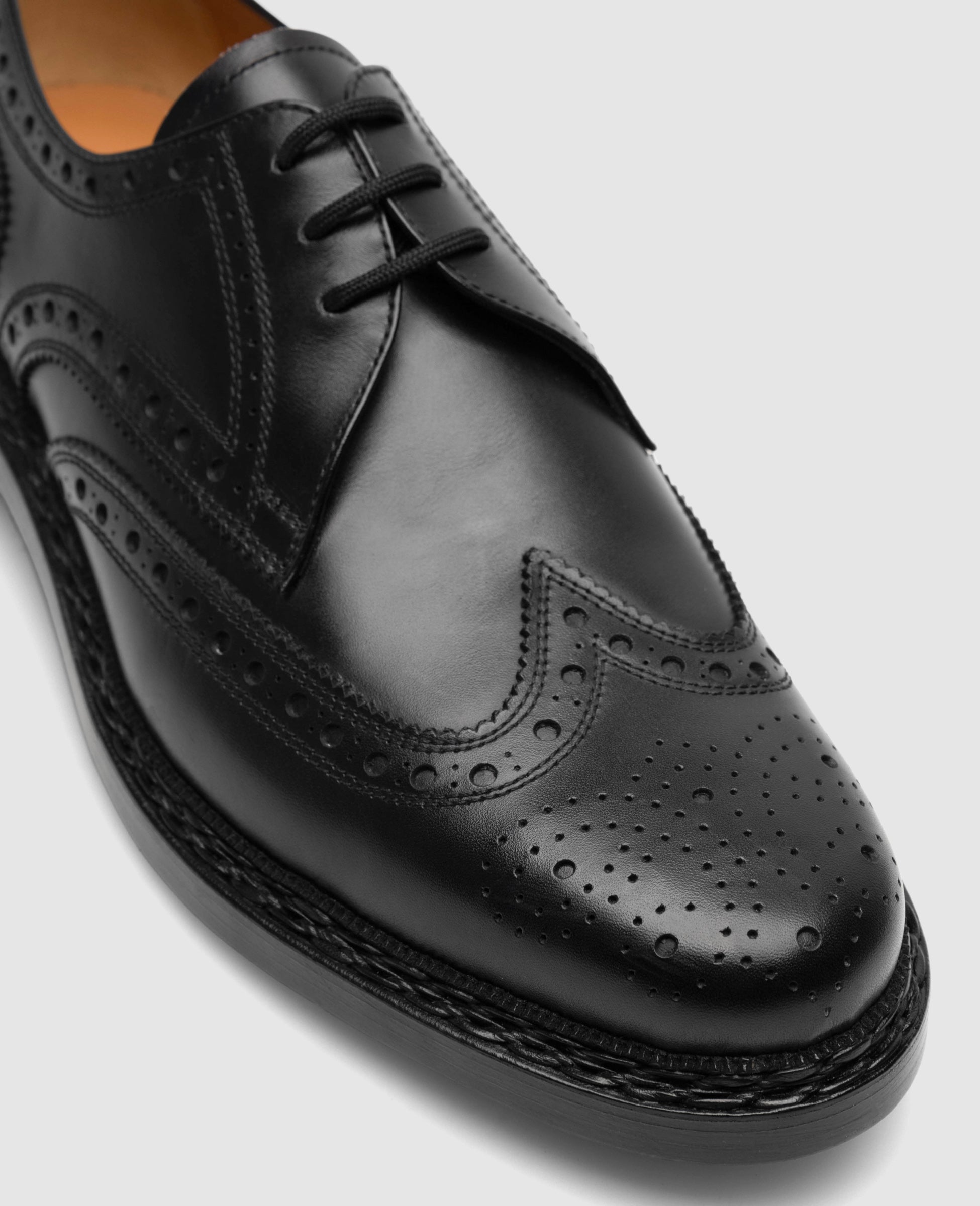 Heinrich Dinkelacker Men's Buda Full-Brogue BC - Black