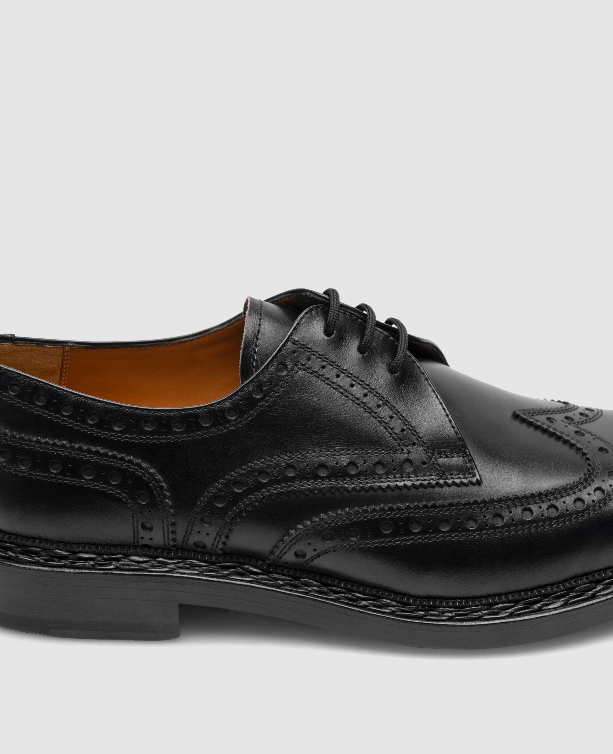 Heinrich Dinkelacker Men's Buda Full-Brogue BC - Black
