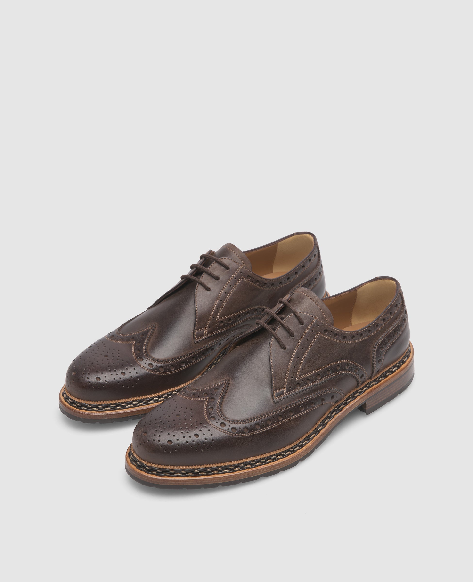 Heinrich Dinkelacker Men's Buda Full-Brogue H - Mocca
