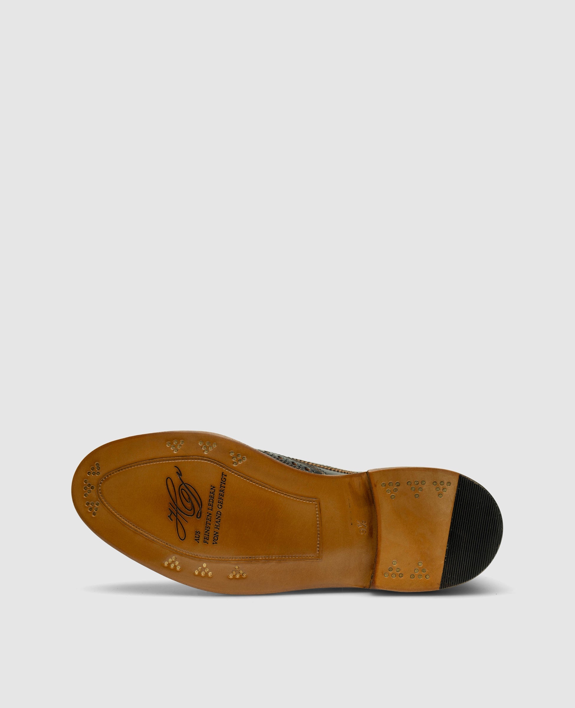Heinrich Dinkelacker Men's Buda Full-Brogue C - Black