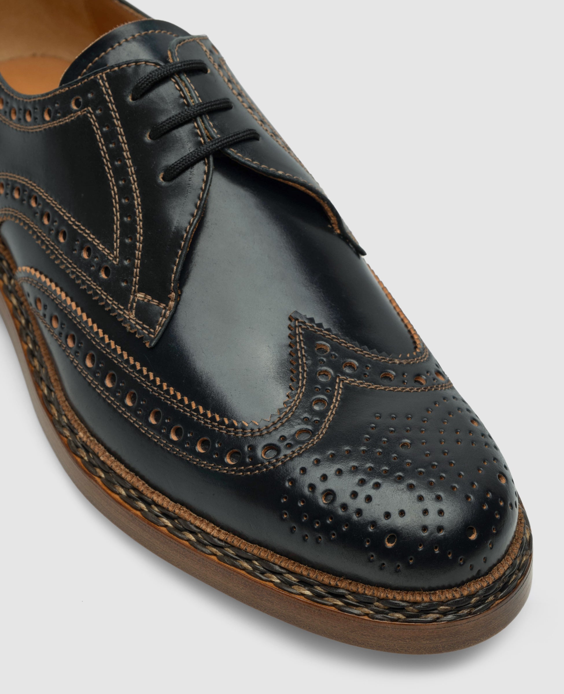 Heinrich Dinkelacker Men's Buda Full-Brogue C - Black