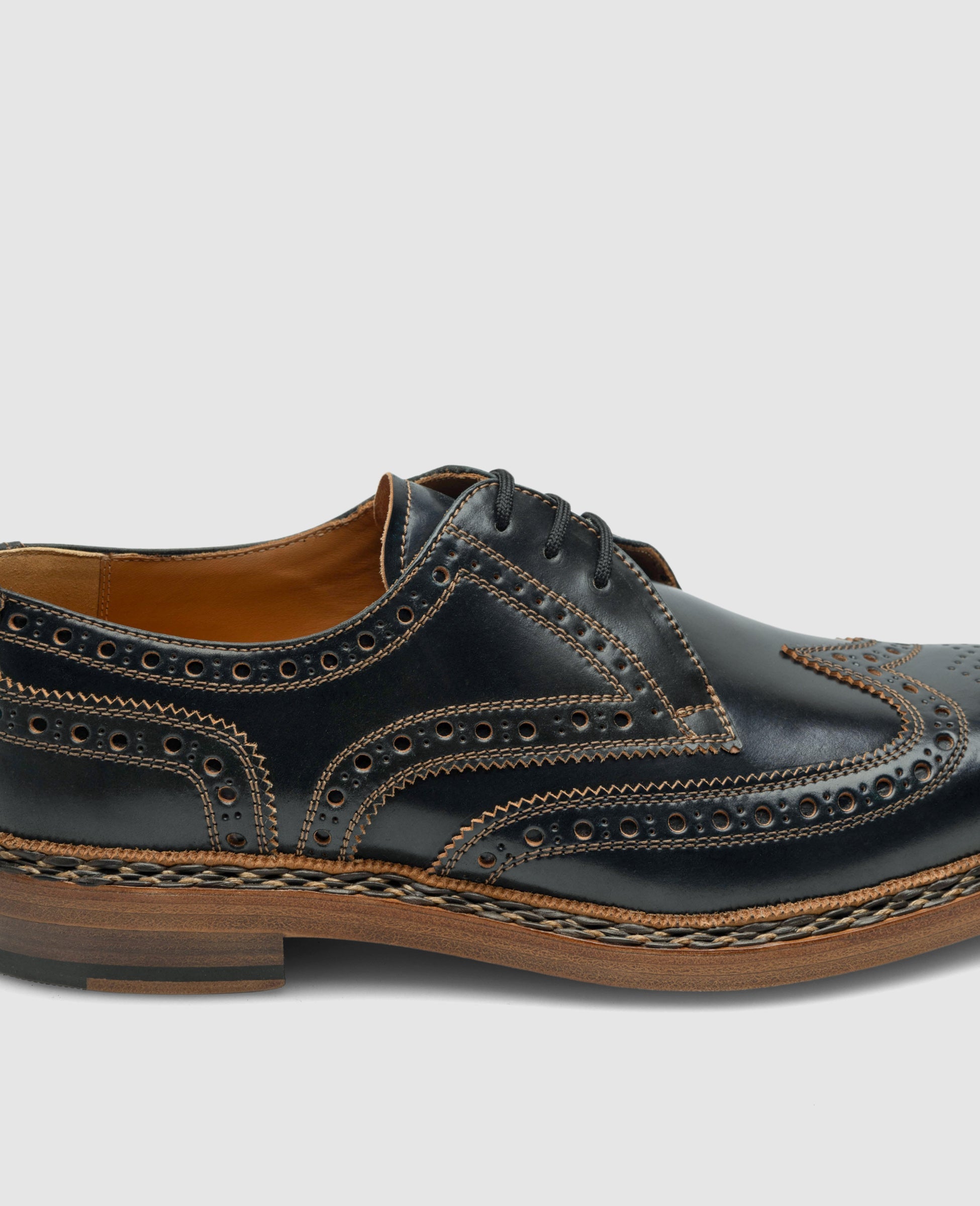 Heinrich Dinkelacker Men's Buda Full-Brogue C - Black