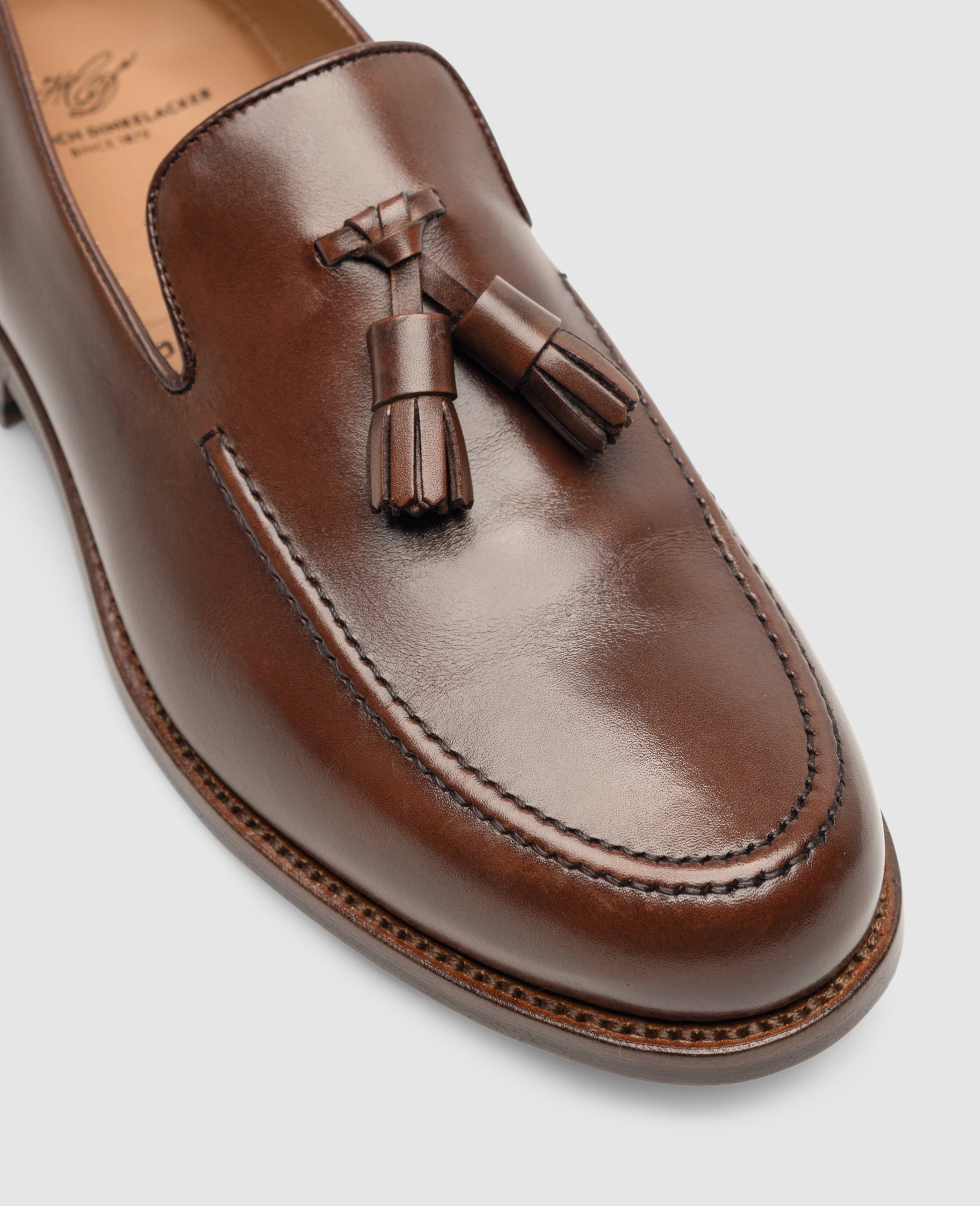 Heinrich Dinkelacker Men's Vienna Plain Tassel BC - Brown