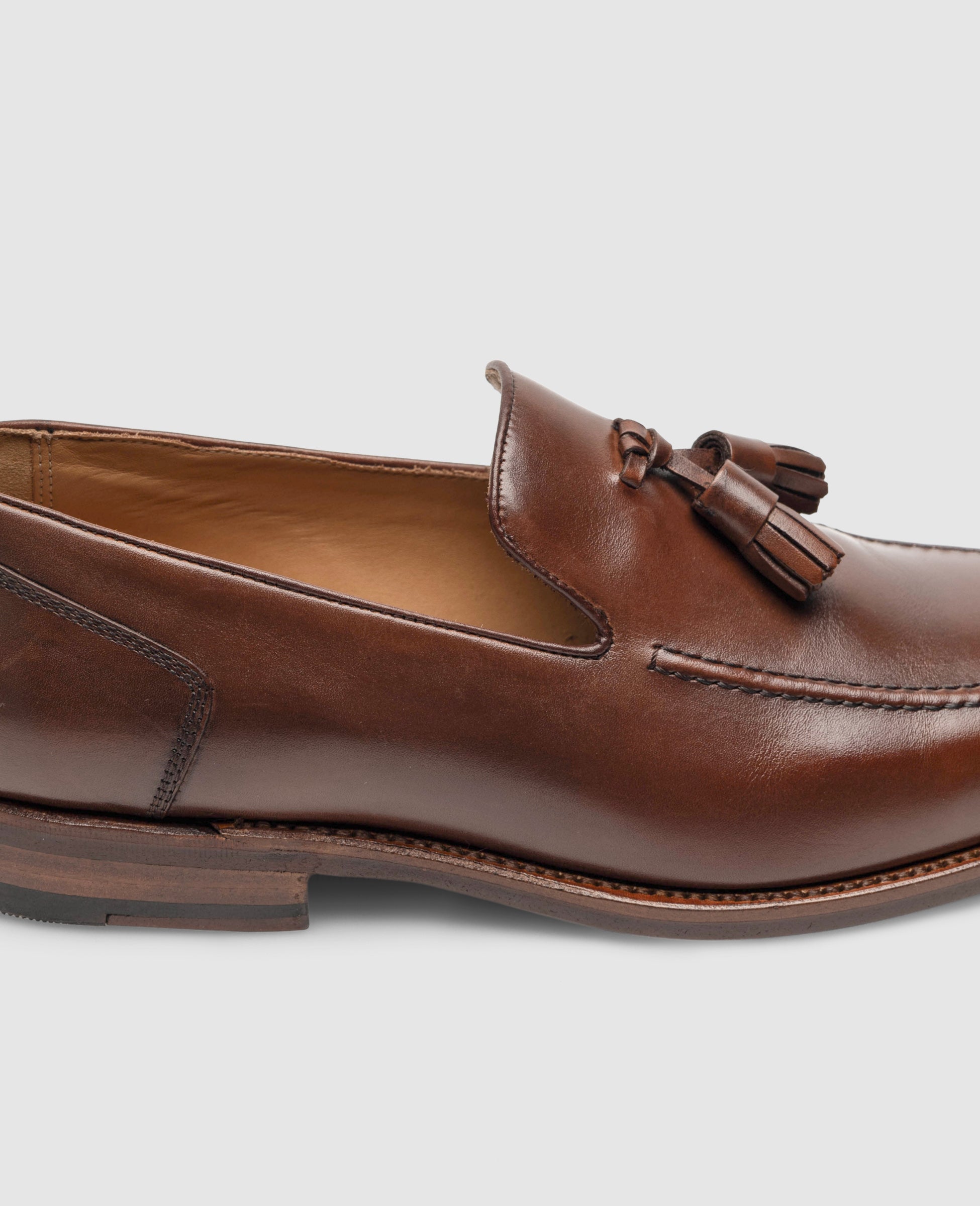 Heinrich Dinkelacker Men's Vienna Plain Tassel BC - Brown