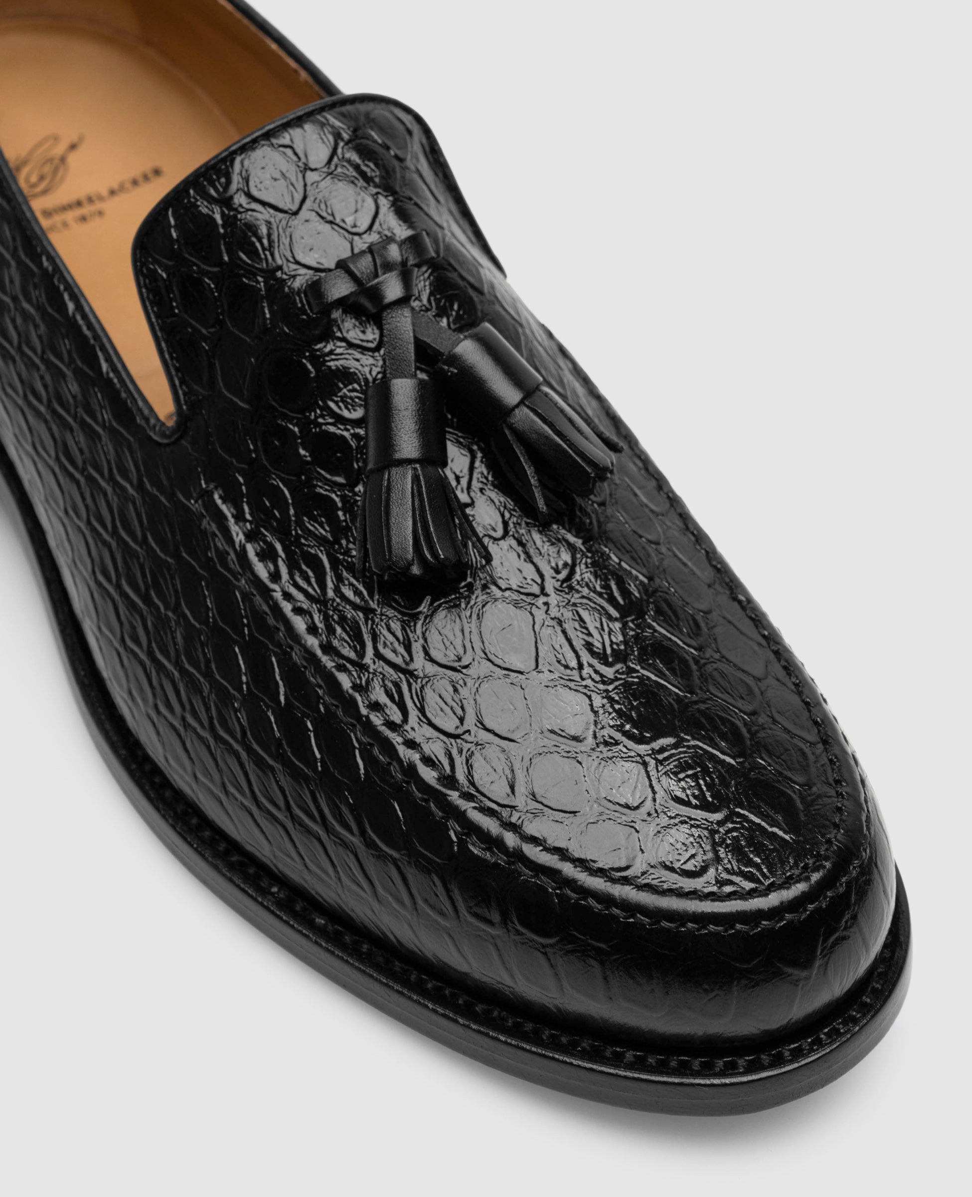 Heinrich Dinkelacker Men's Vienna Plain Tassel BC - Black