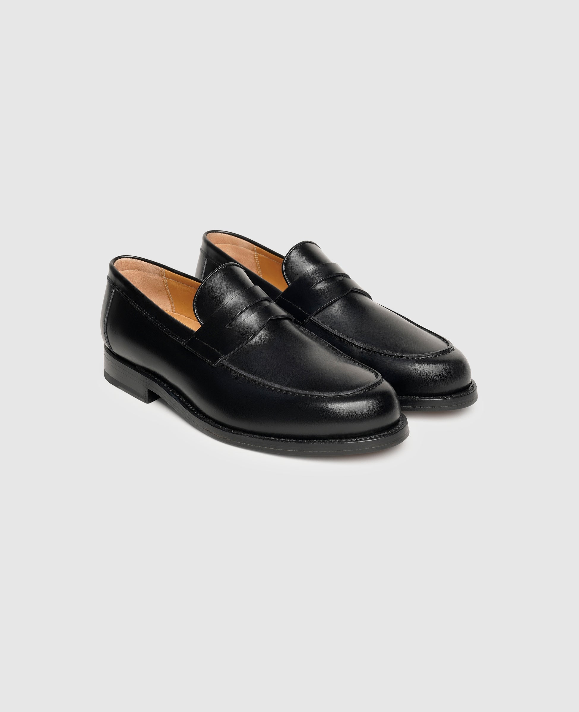 Heinrich Dinkelacker Herren Loafer Wien Plain BC - Schwarz