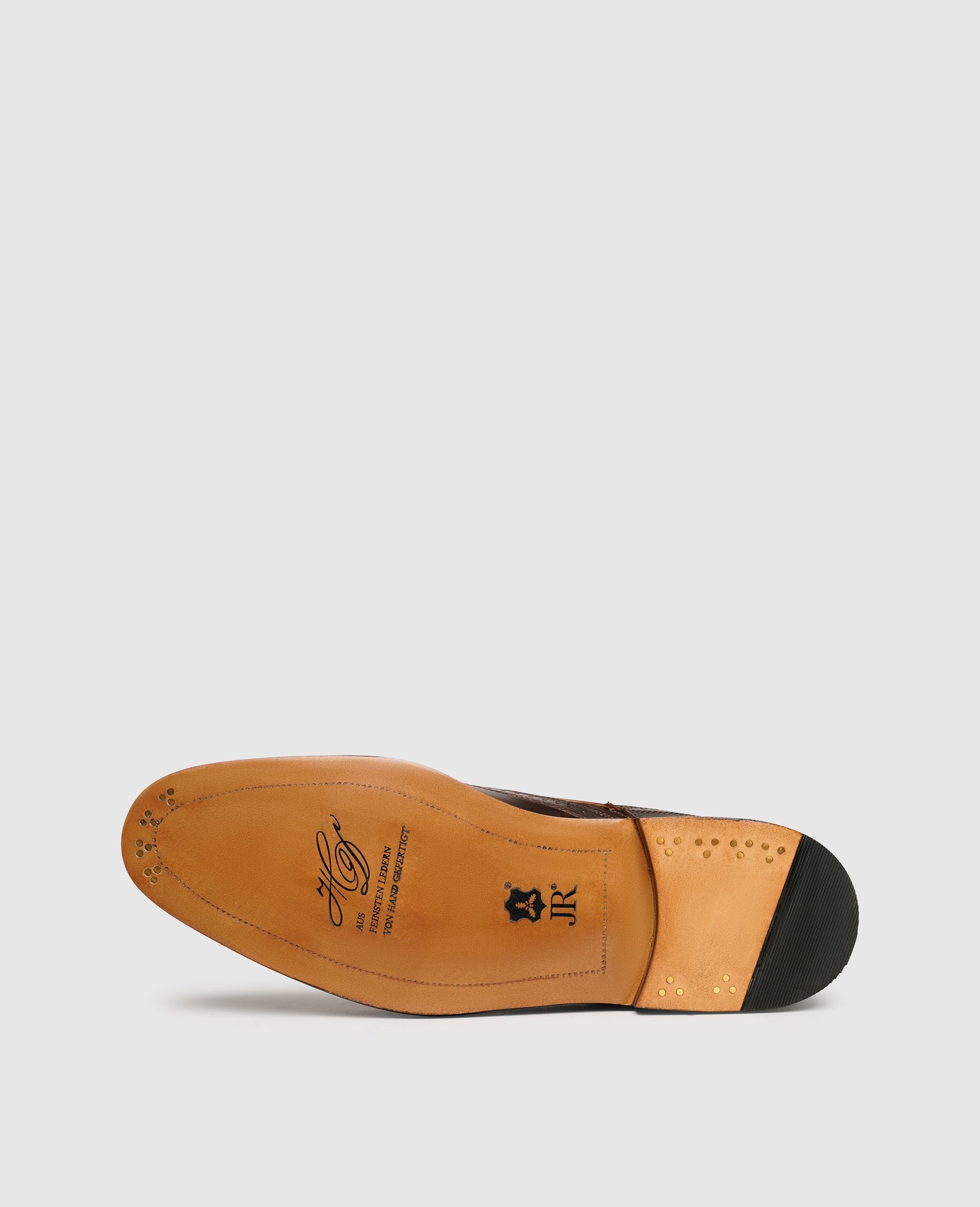 Heinrich Dinkelacker Men's Luzern Full-Brogue C - Dark Cognac