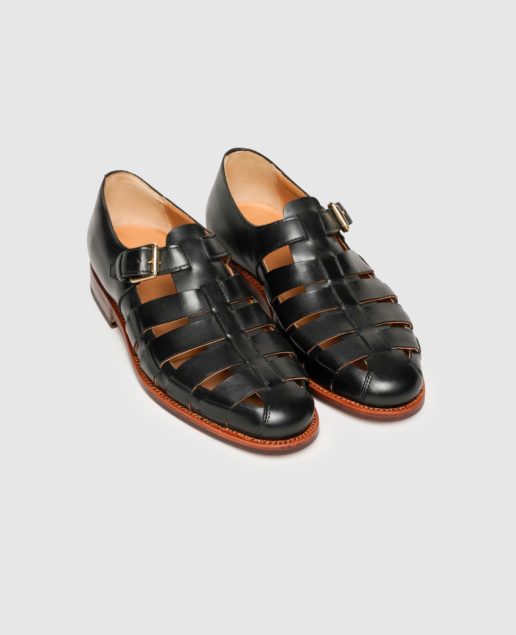 Heinrich Dinkelacker Men's London Sandal FN - Black