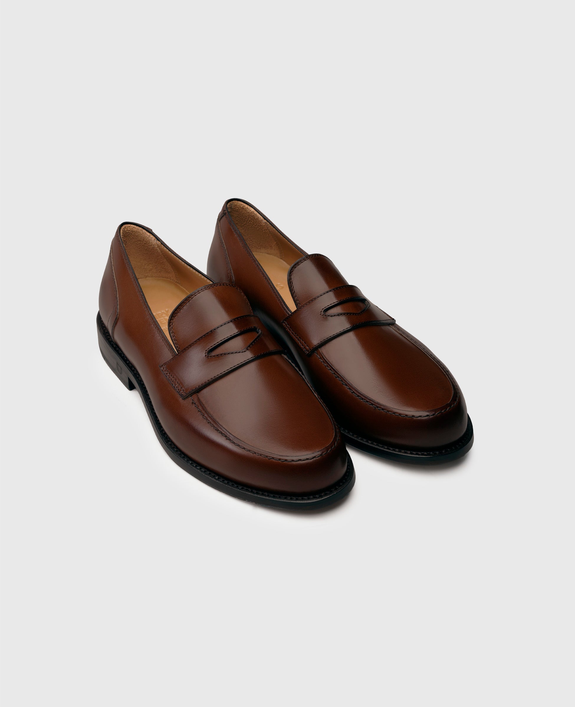Henry Stevens Herren Haywood PL - Medium Brown