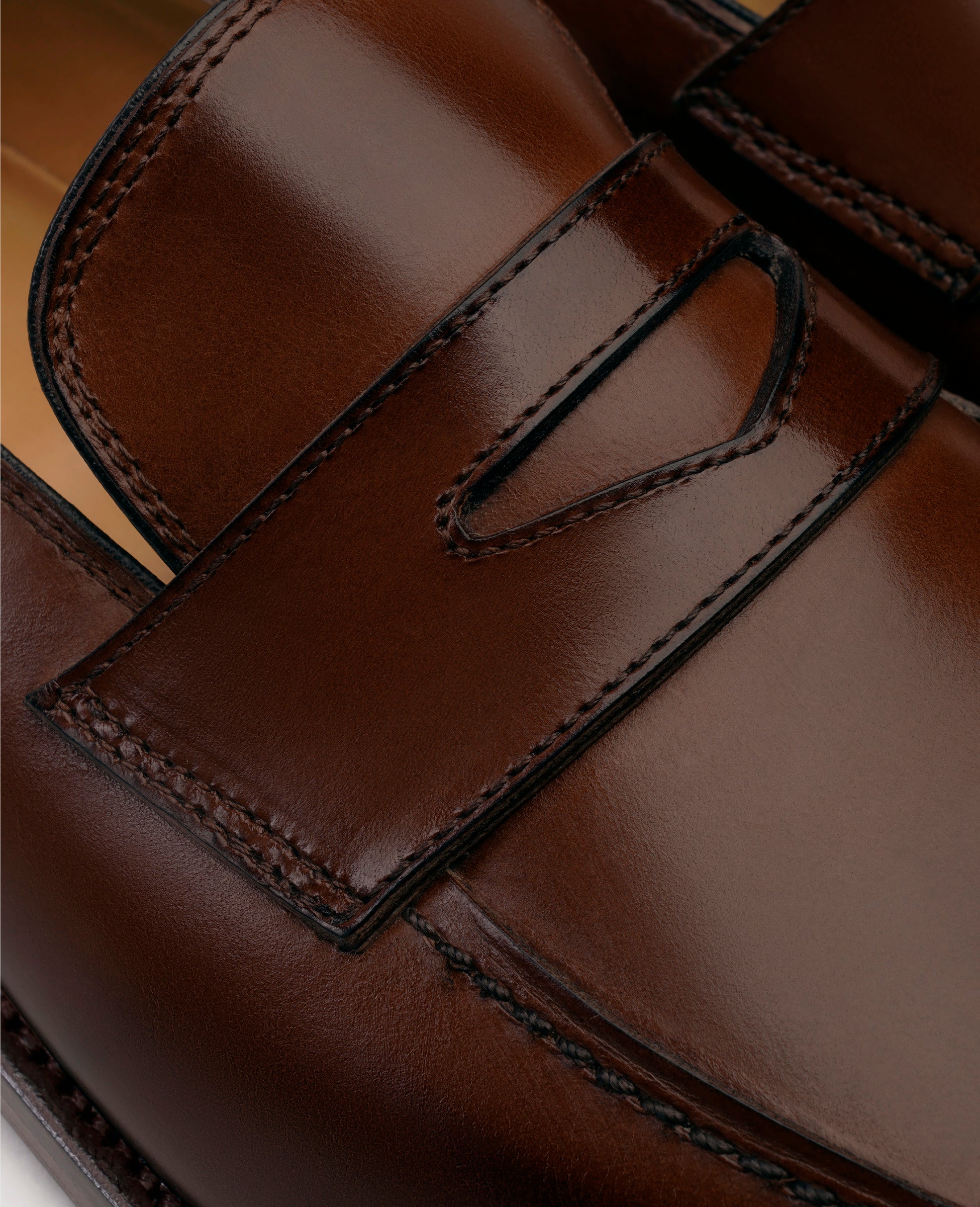Henry Stevens Herren Haywood PL - Medium Brown