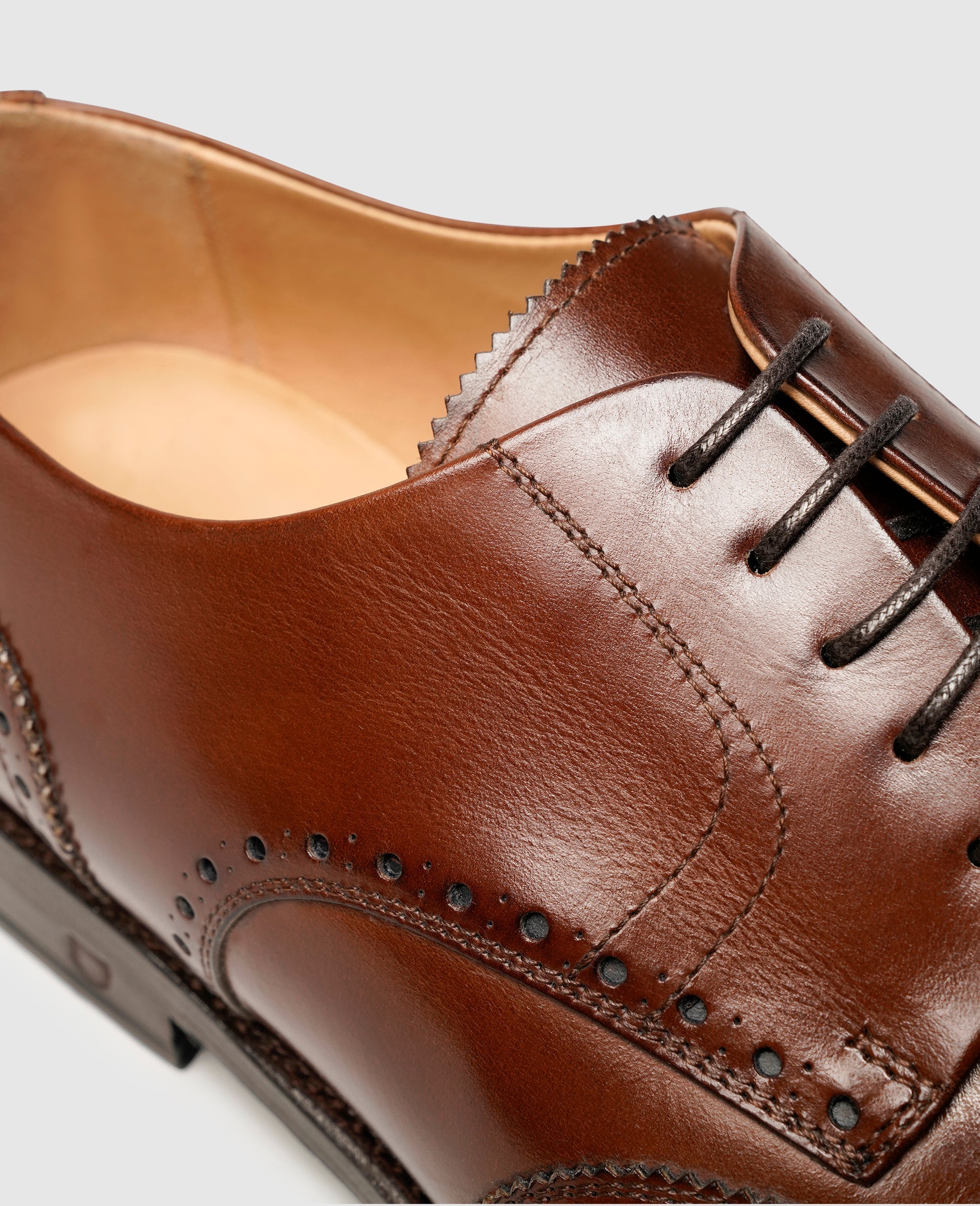 Henry Stevens Herren Jones FBD - Midbrown