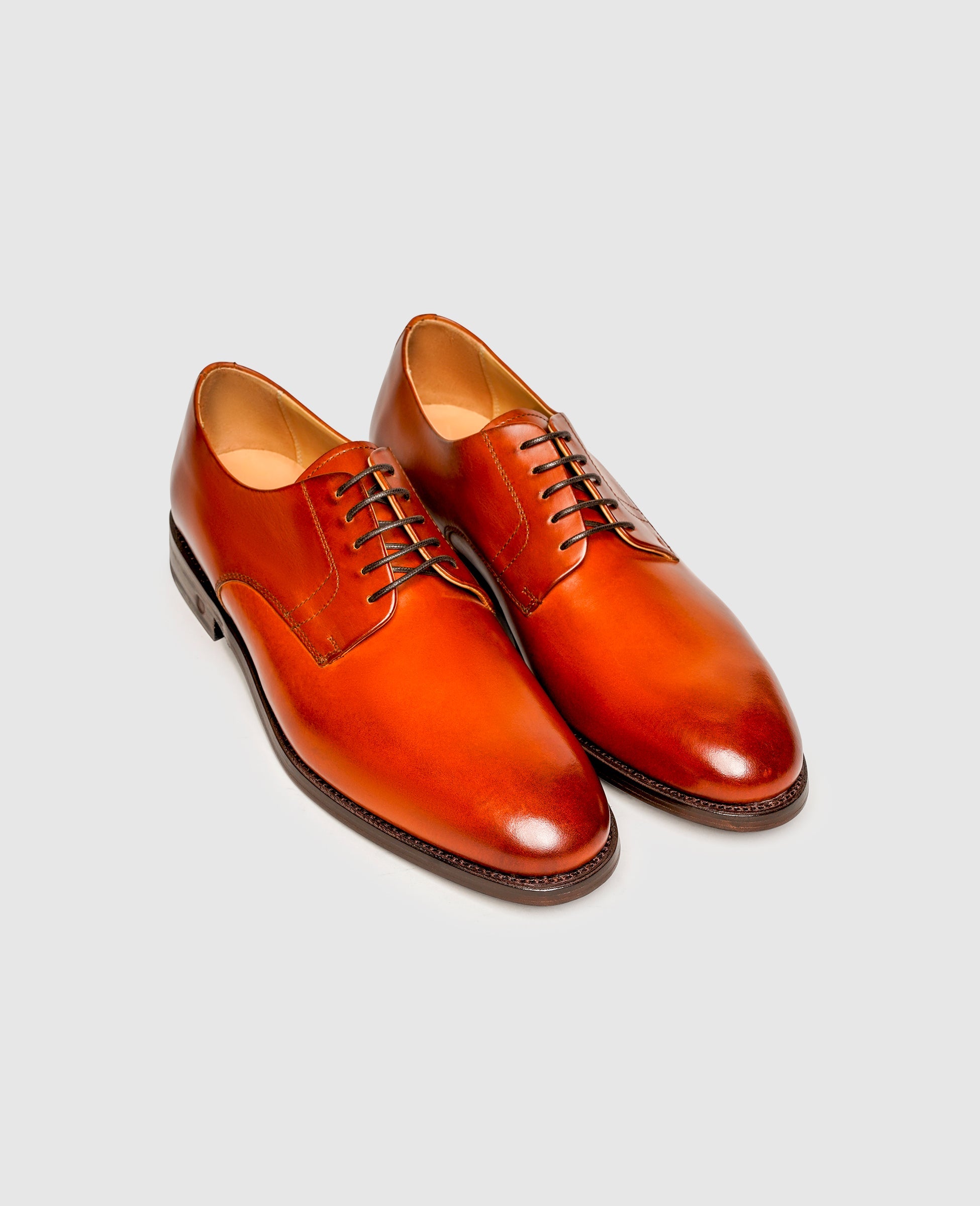 Henry Stevens Herren Businessschuhe Winston PD - Cognac