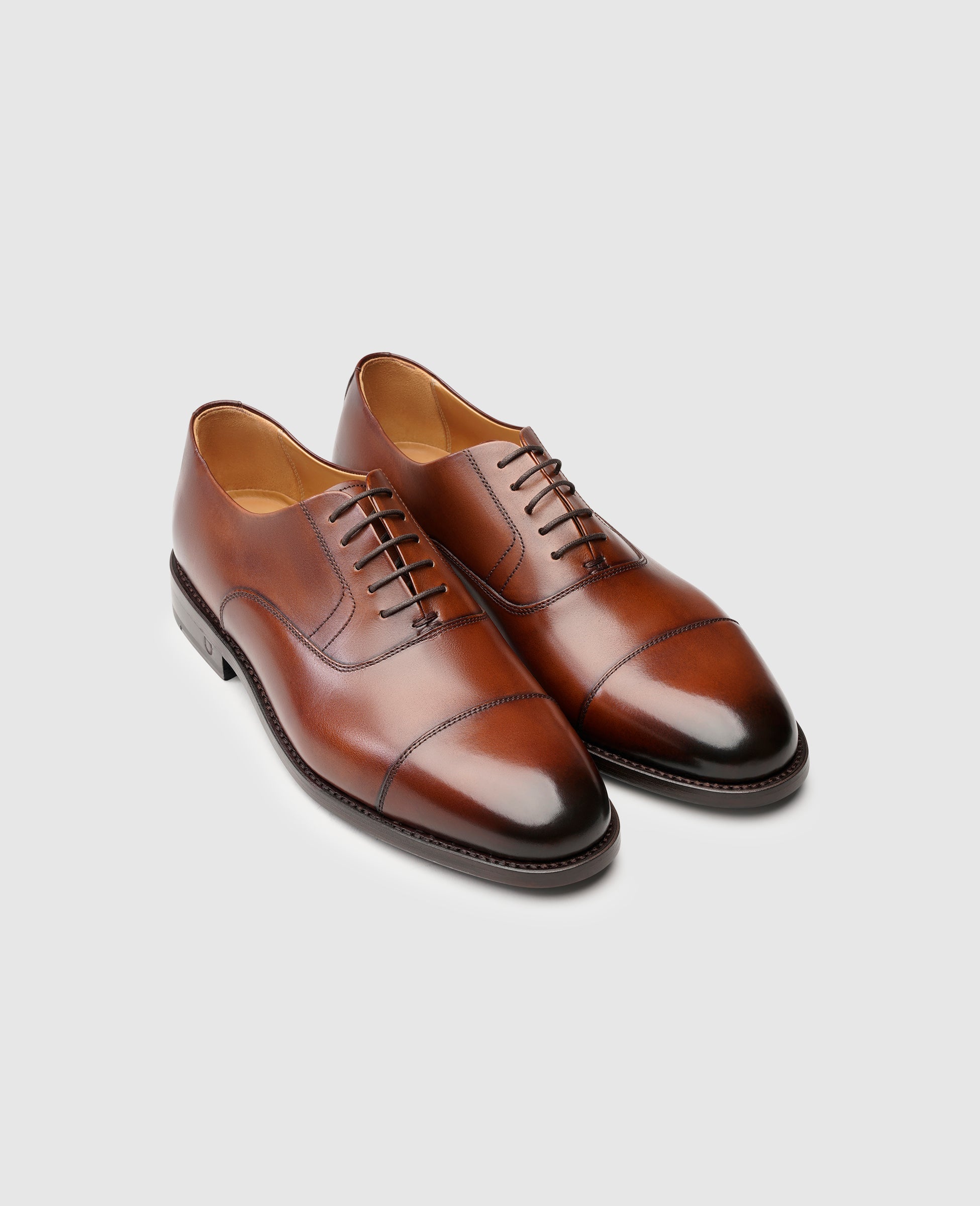 Henry Stevens Herren Businessschuhe Winston CO - Nussbraun