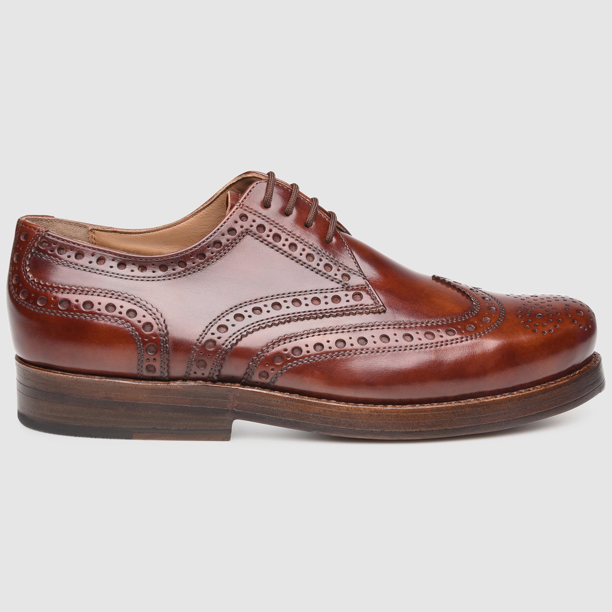 Heinrich Dinkelacker Men's Rio Full-Brogue TC - Whiskey