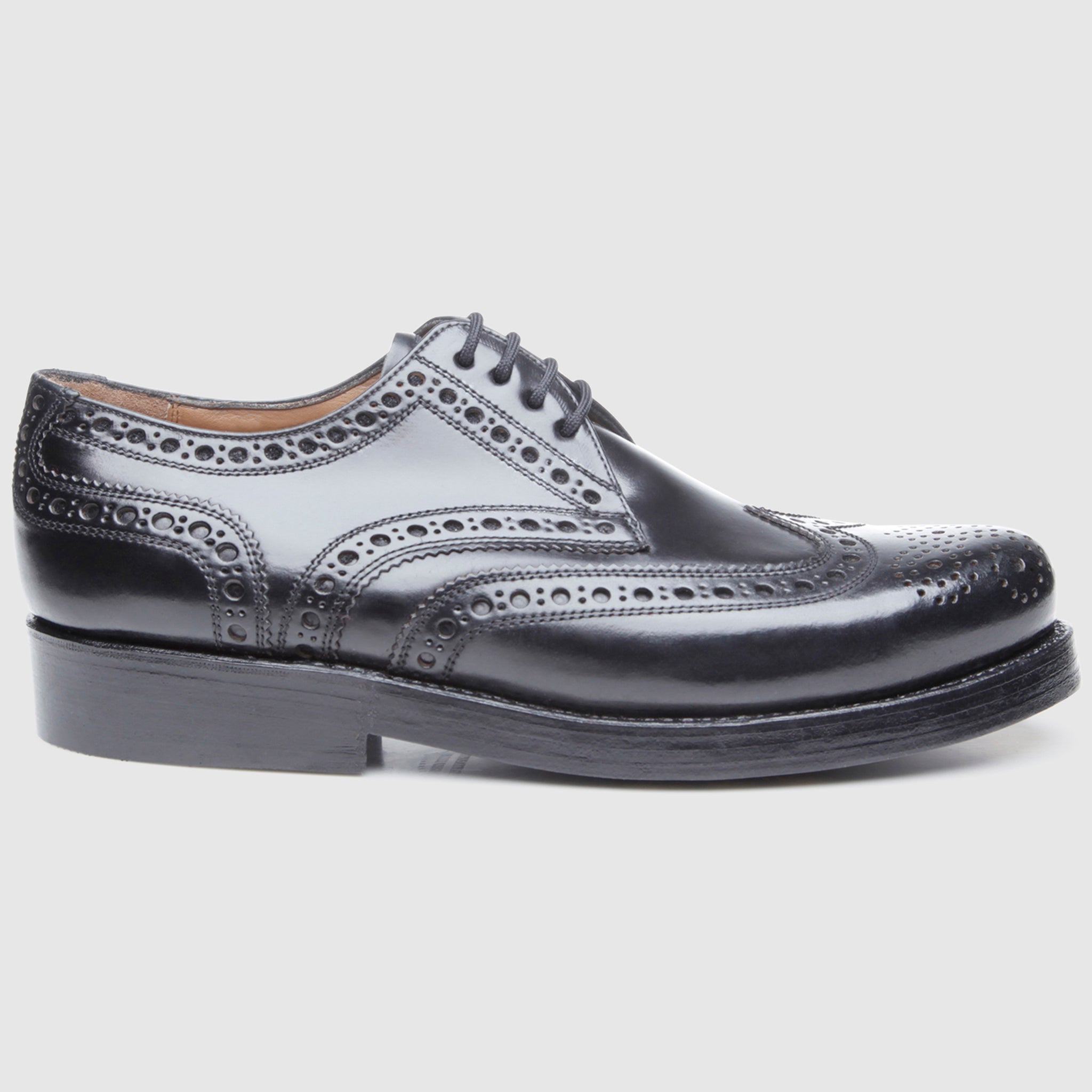Heinrich Dinkelacker Herren Rio Full-Brogue C - Schwarz