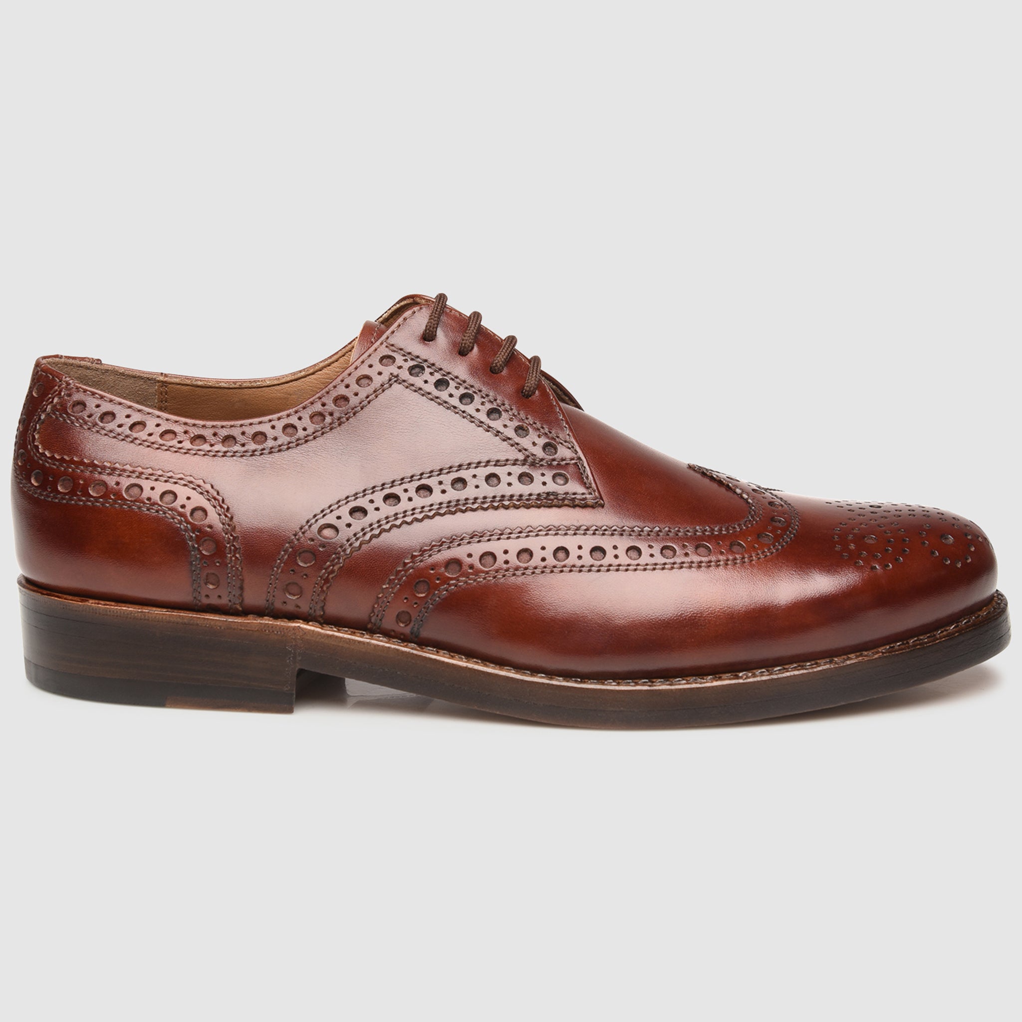 Heinrich Dinkelacker Men's Zürich Full-Brogue TC - Whiskey