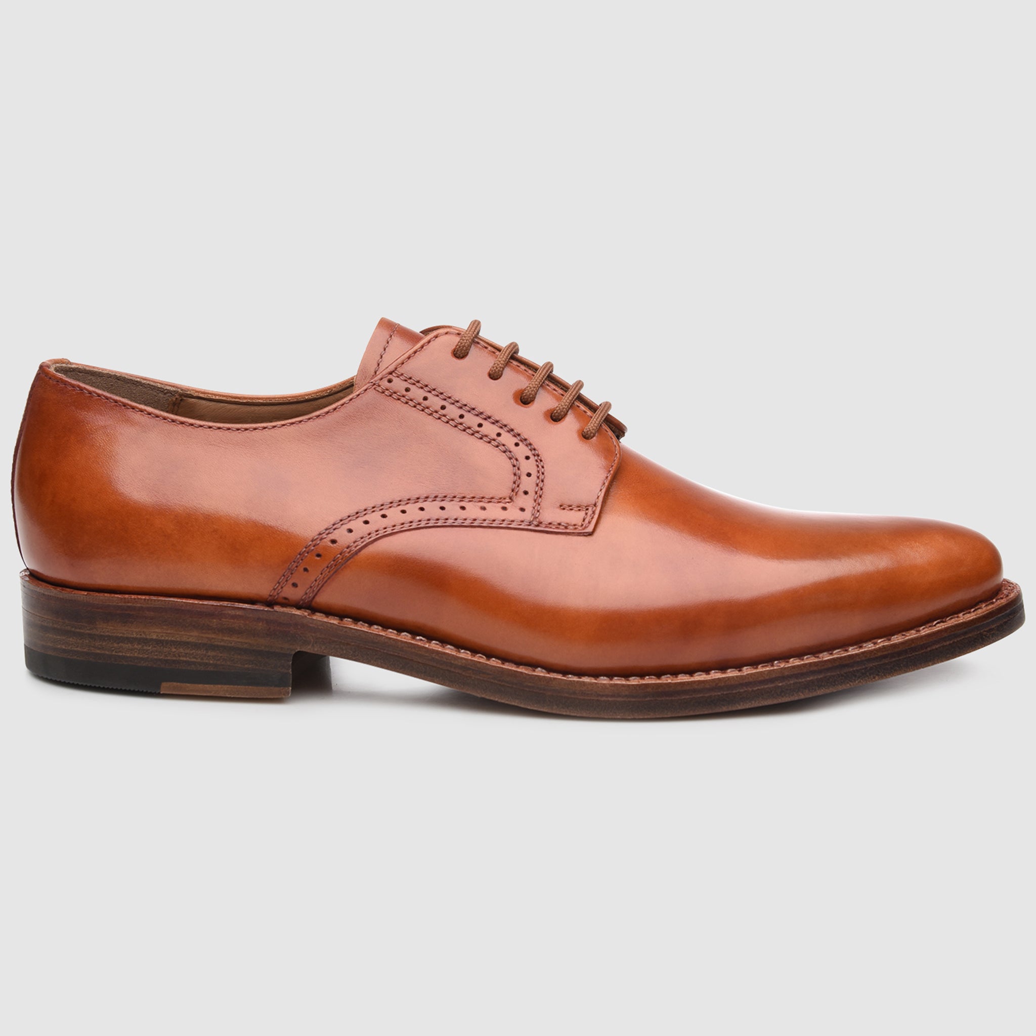 Heinrich Dinkelacker Herren Businessschuhe Milano Plain TC - Cognac