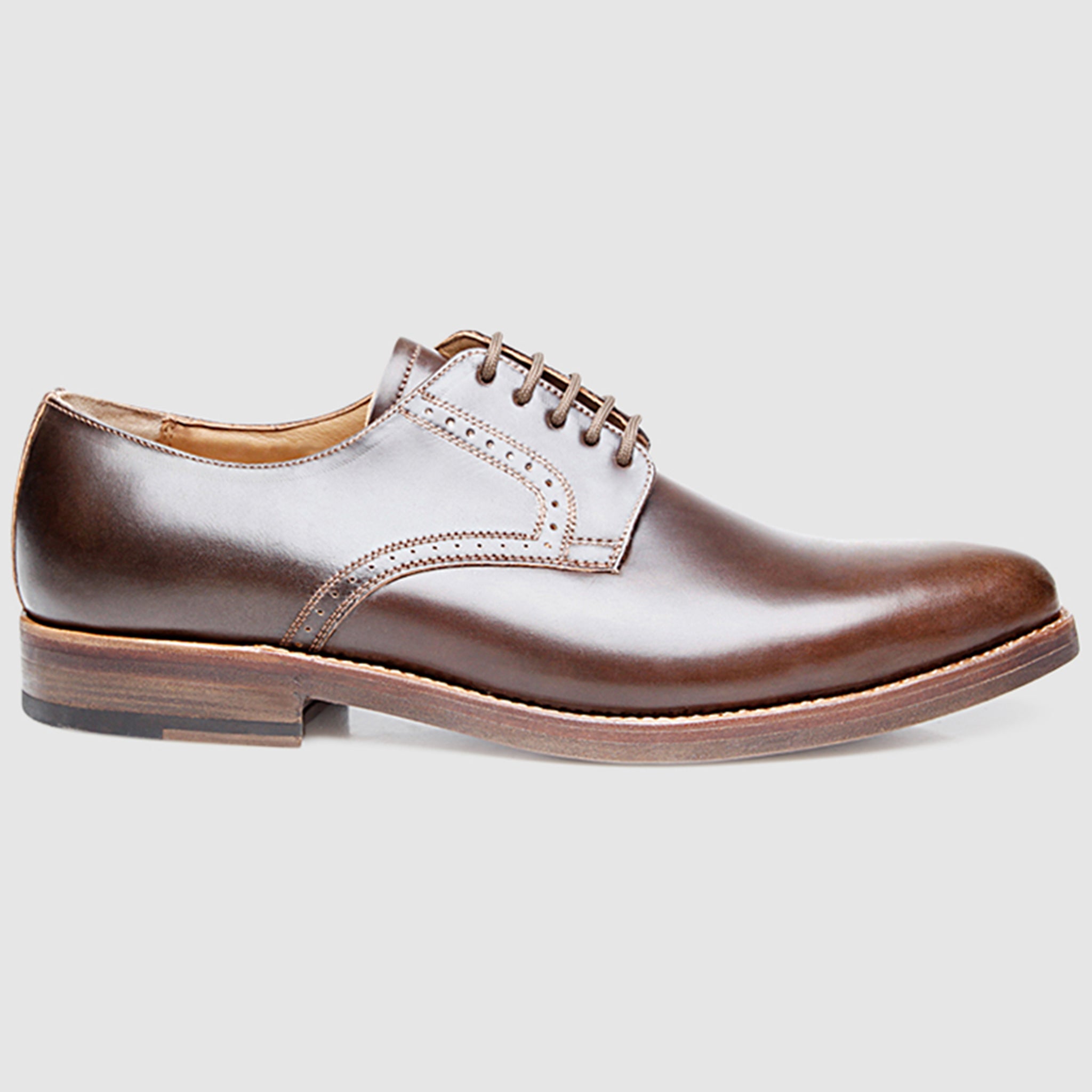 Heinrich Dinkelacker Herren Milano Plain C - Dark Cognac