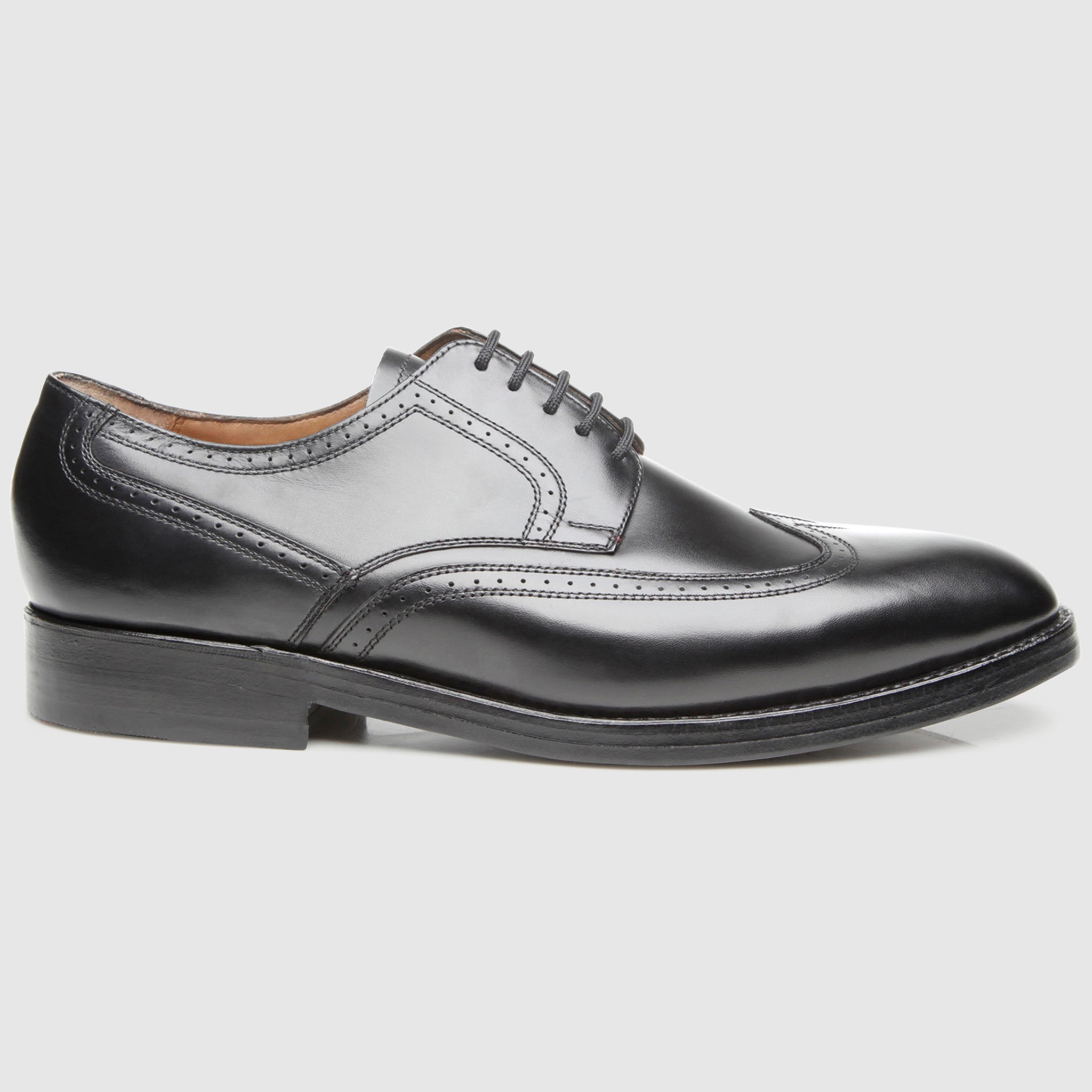 Heinrich Dinkelacker Herren Luzern Full-Brogue BC - Schwarz