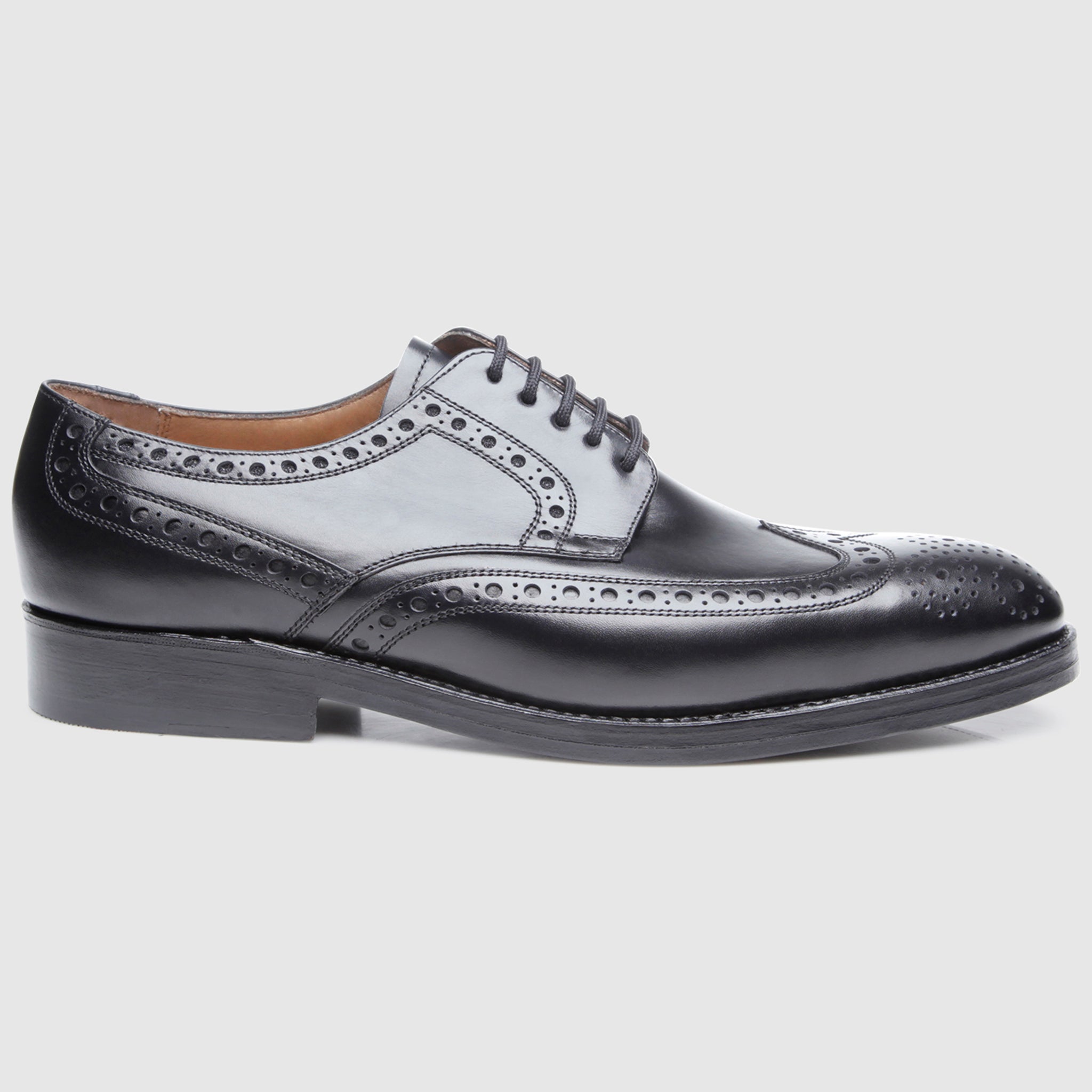 Heinrich Dinkelacker Herren Luzern Full-Brogue AC - Schwarz
