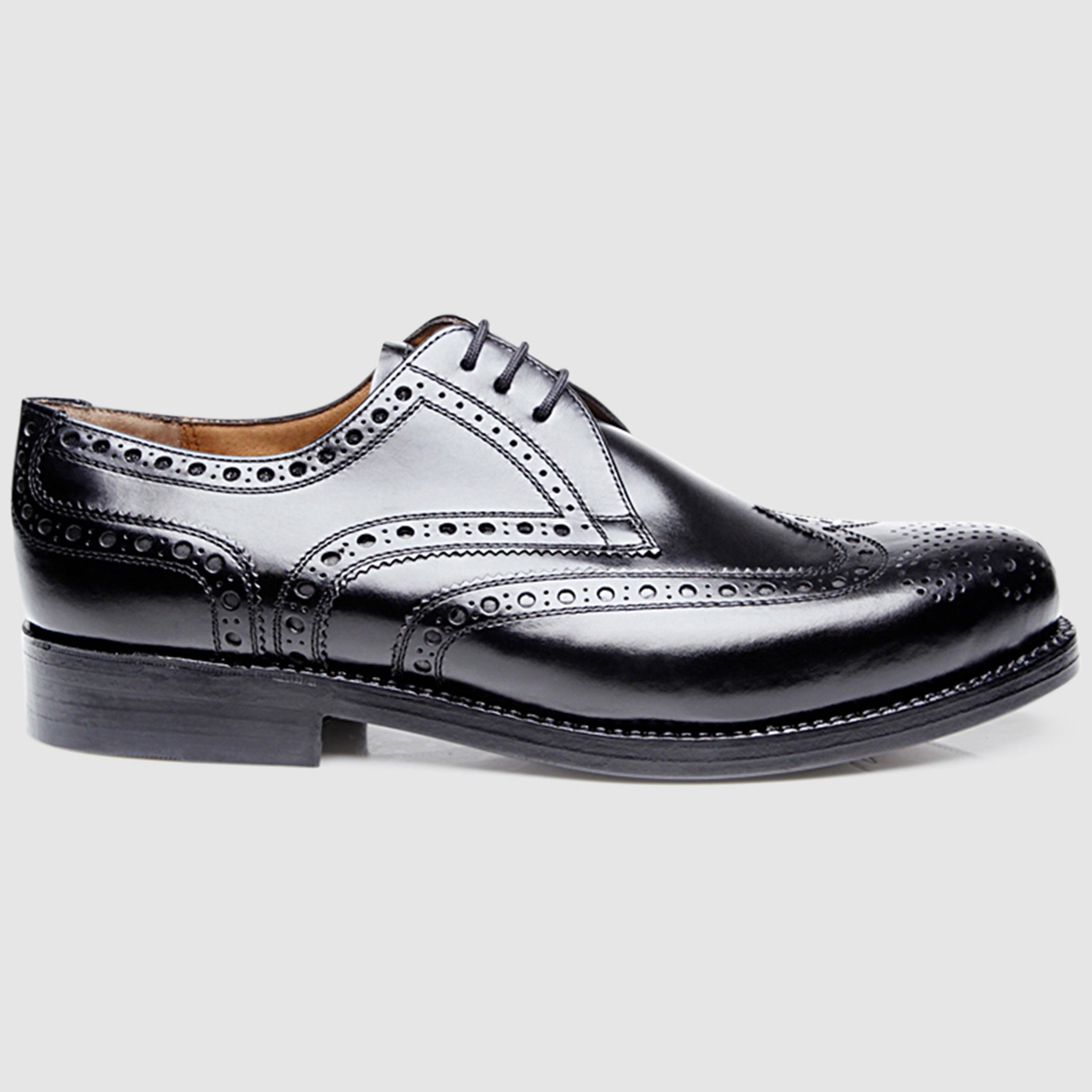 Heinrich Dinkelacker Men's Janosh K Full-Brogue BC - Black