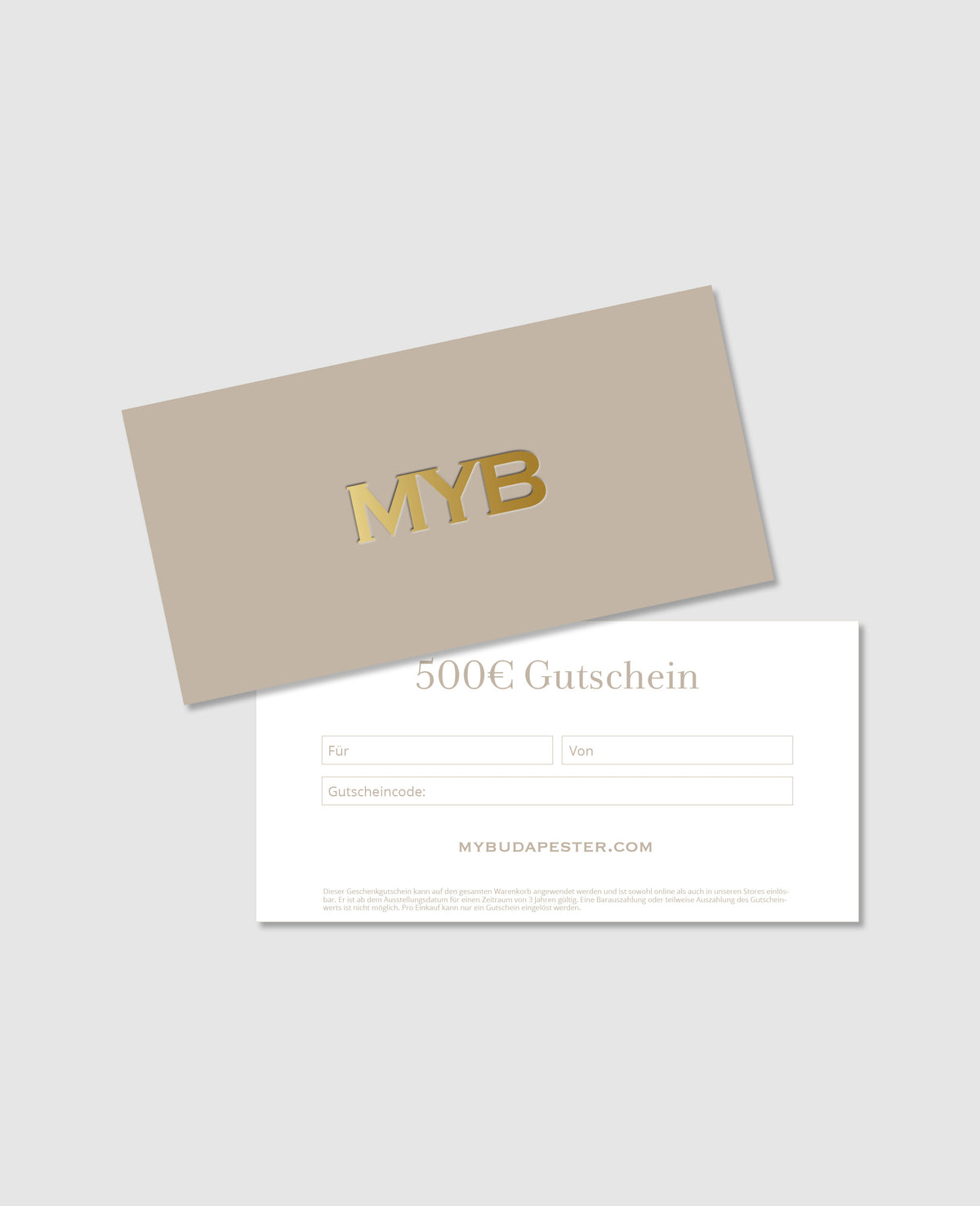 Geschenkgutschein MyBudapester